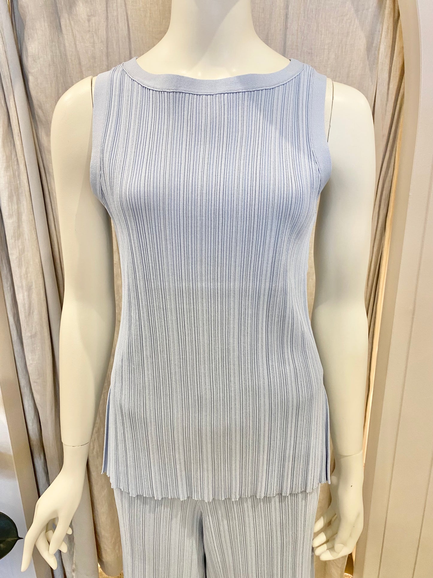 Country Road Light Blue Ribbed Set - Size S (8/10)