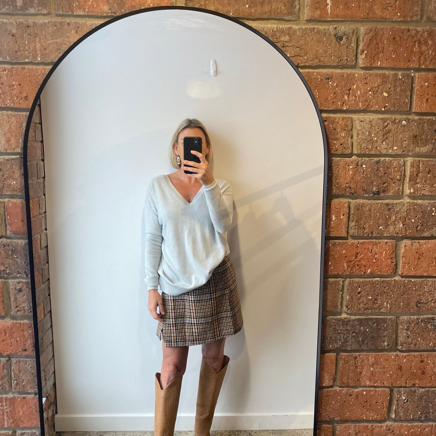 Scanlan Theodore Cashmere Sweater in Ice Blue - Size S (8/10)