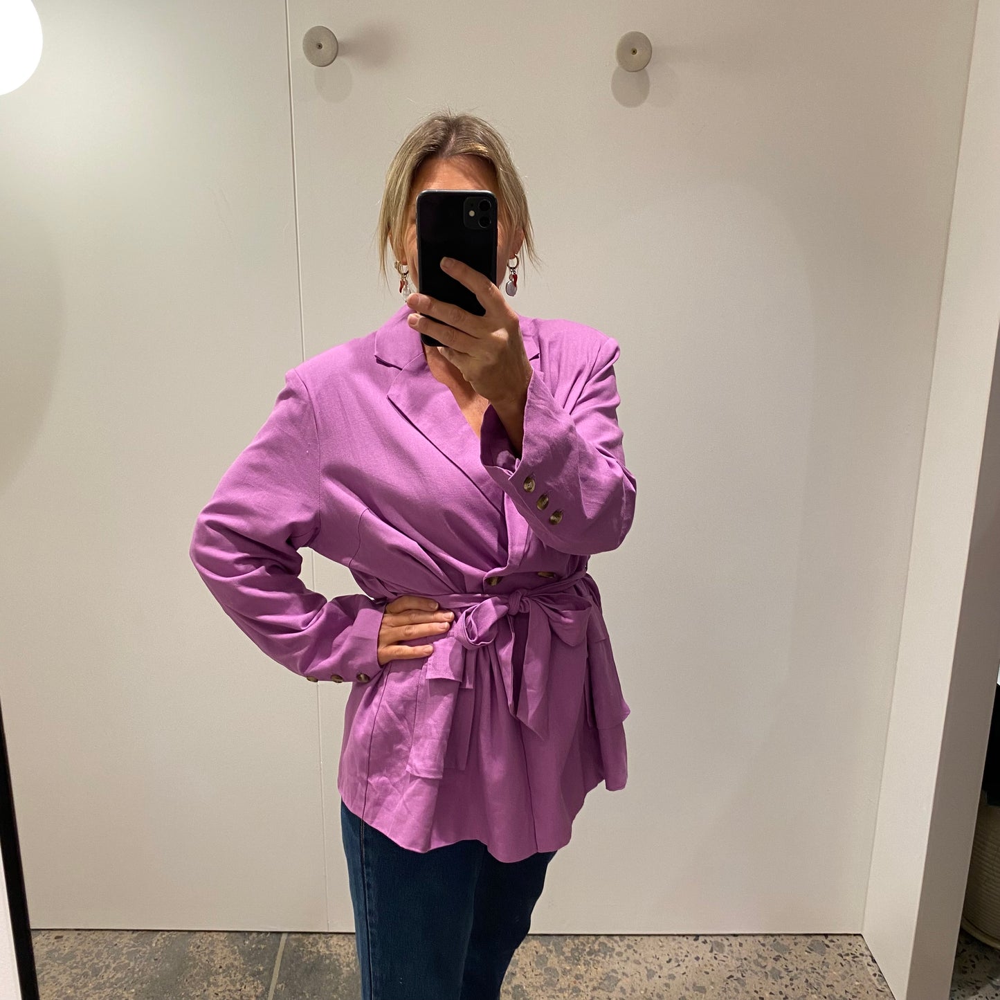 La Boheme Girls Rumer Blazer in Purple - Size 12