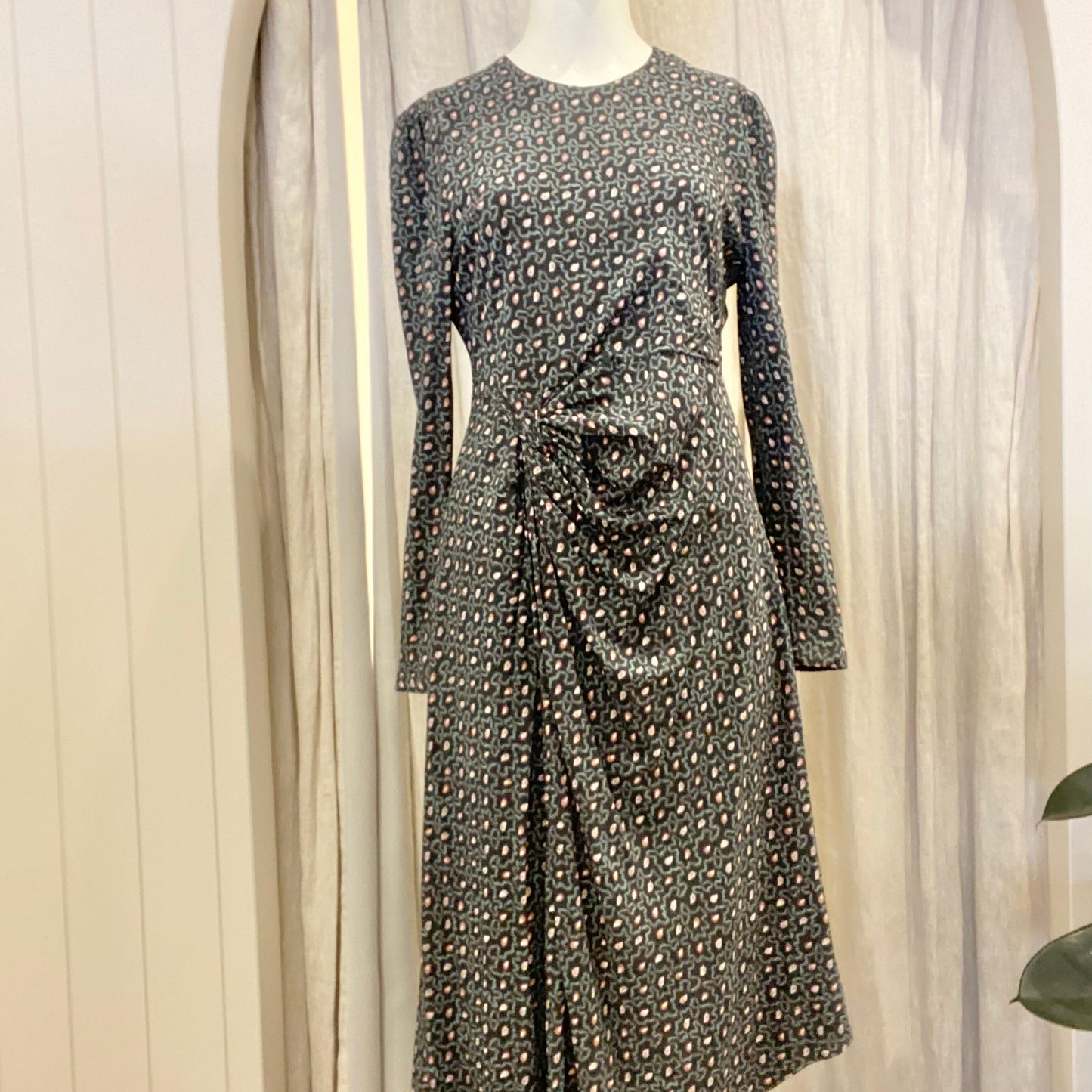 Skin and Threads Floral Midi Dress - Size 8