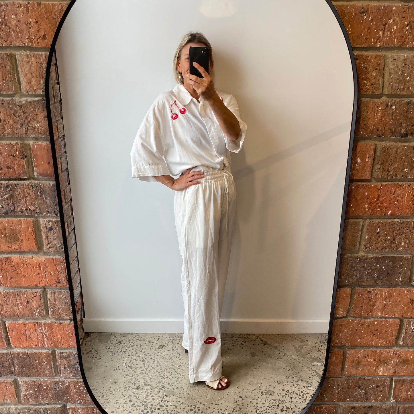 Romy Cherry Co-Ord Set - Size 12/14