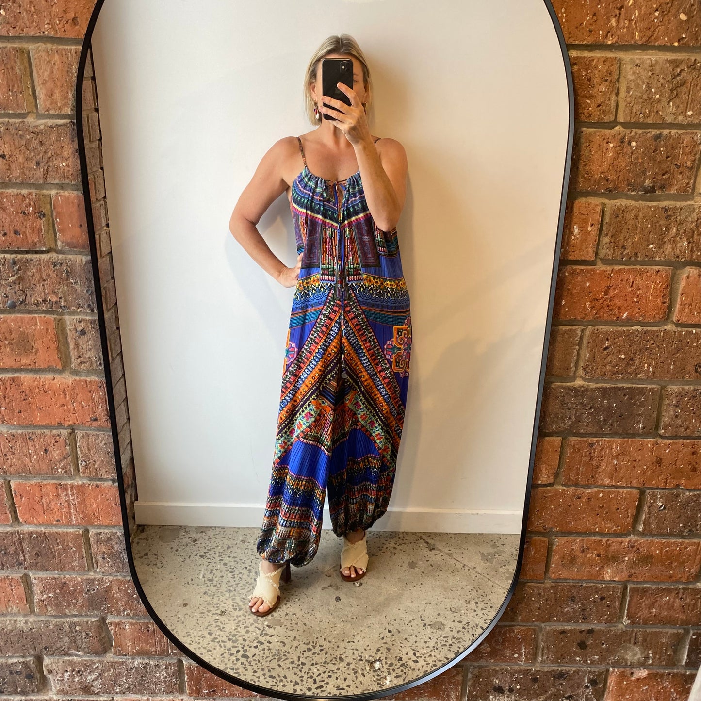 Camilla Silk Jumpsuit - Size 12