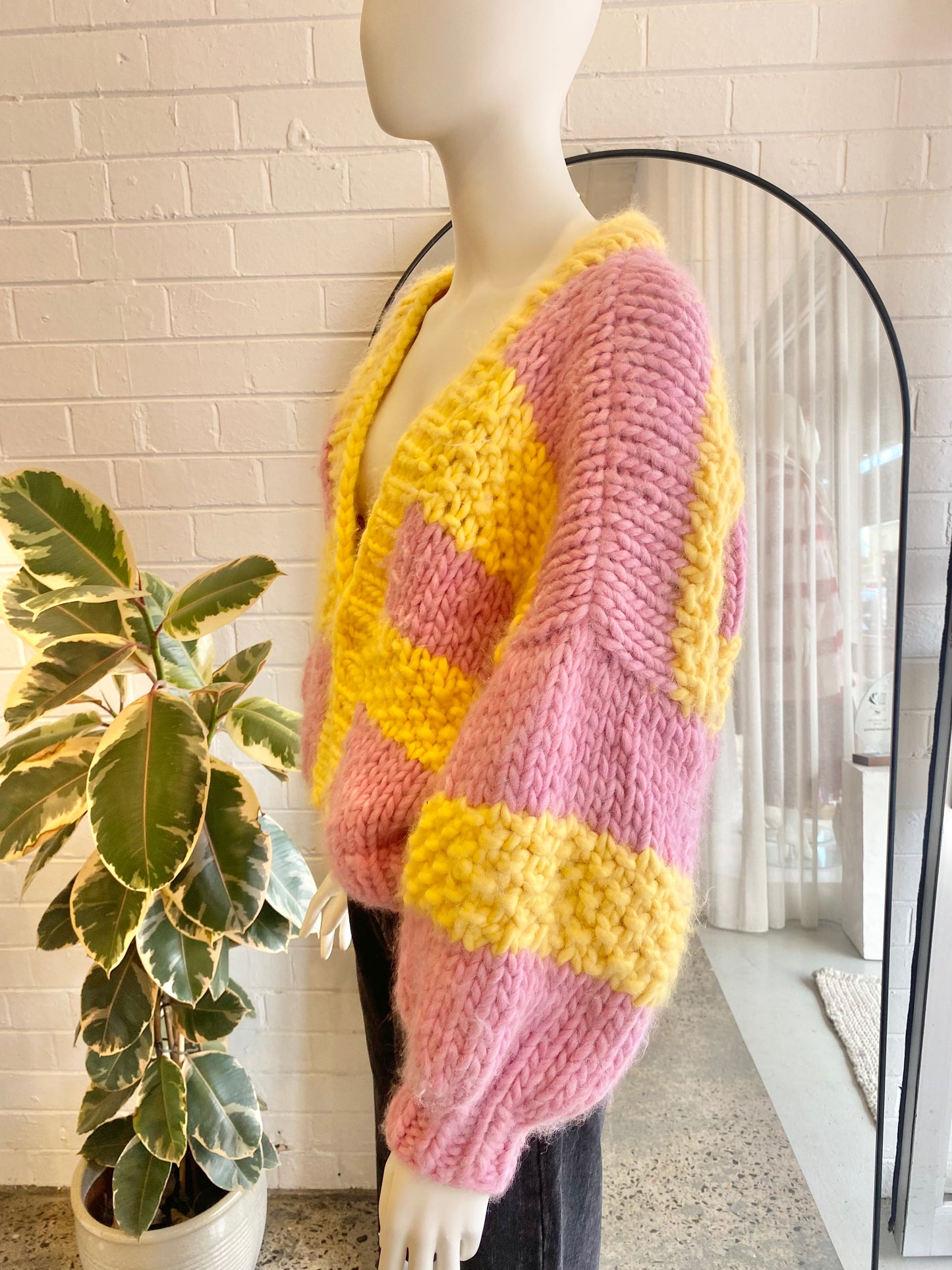 Love Lucy Chunky Knit Cardigan - Size 10-12