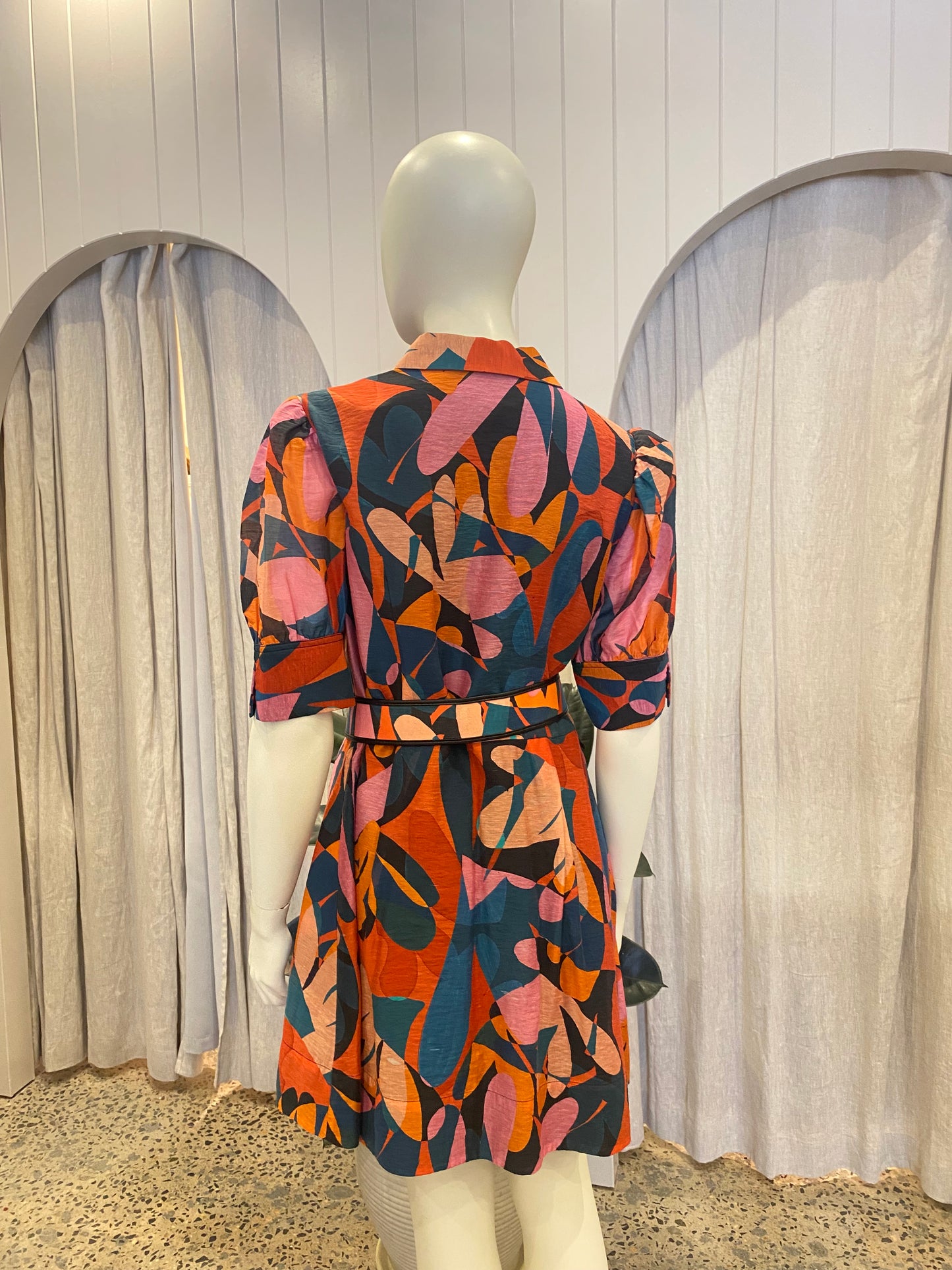 Rebecca Vallance Catalina Shirt Dress - Size 12