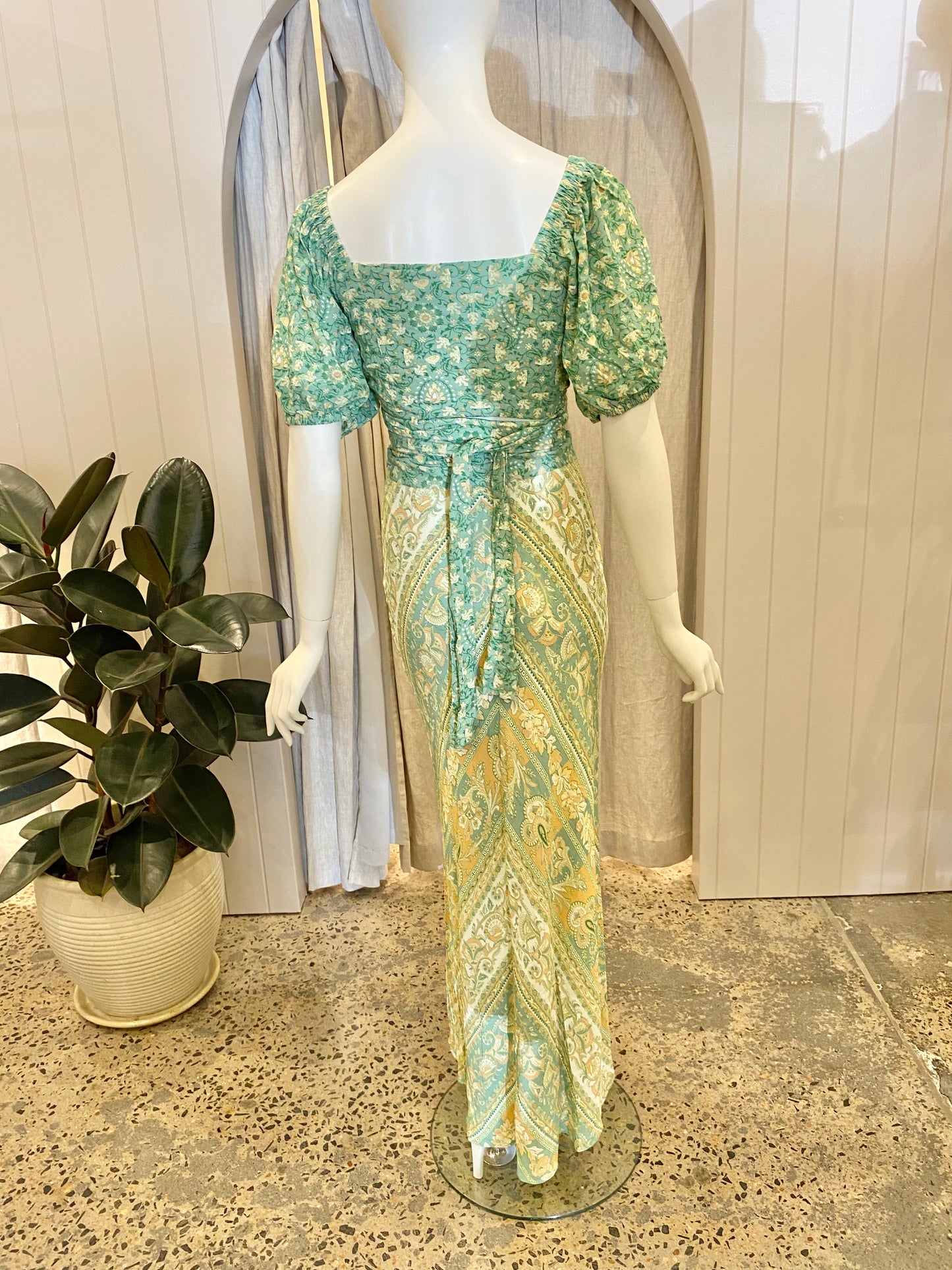 Spell 'Madame Peacock' Maxi Skirt - Size Small (8)