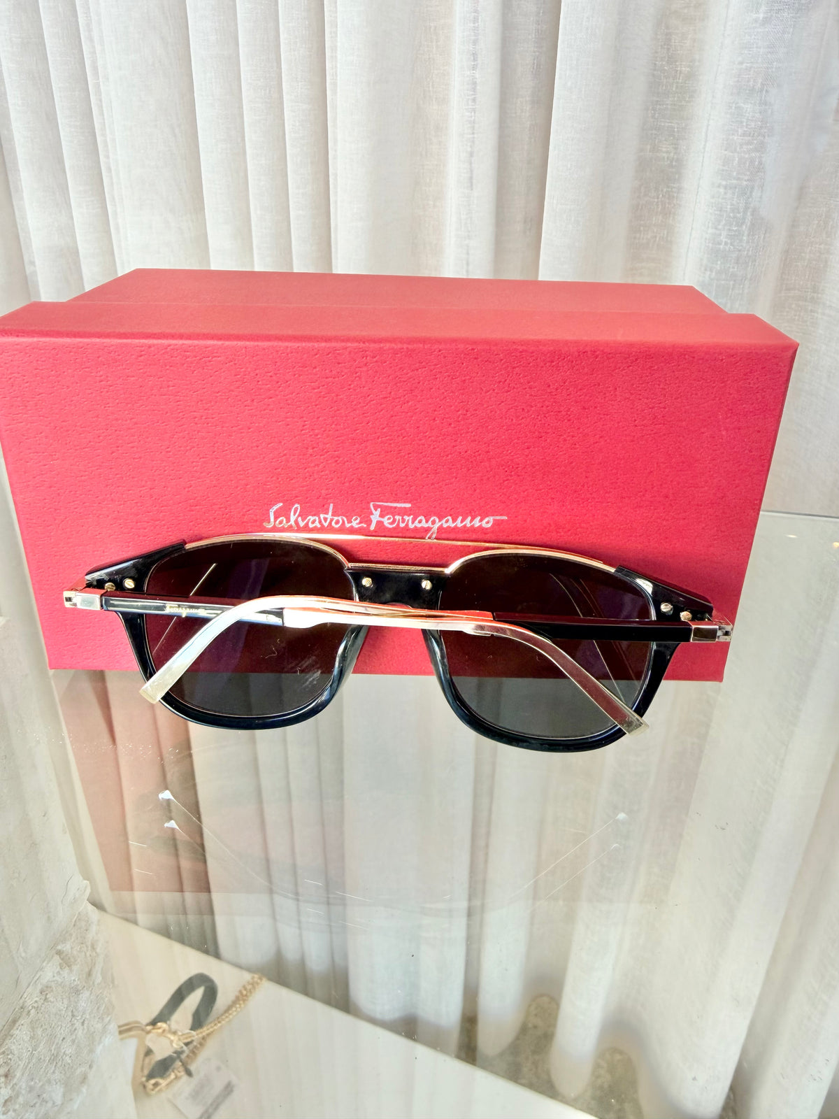 Salvatore Ferragamo Black Sunglasses - SF160S