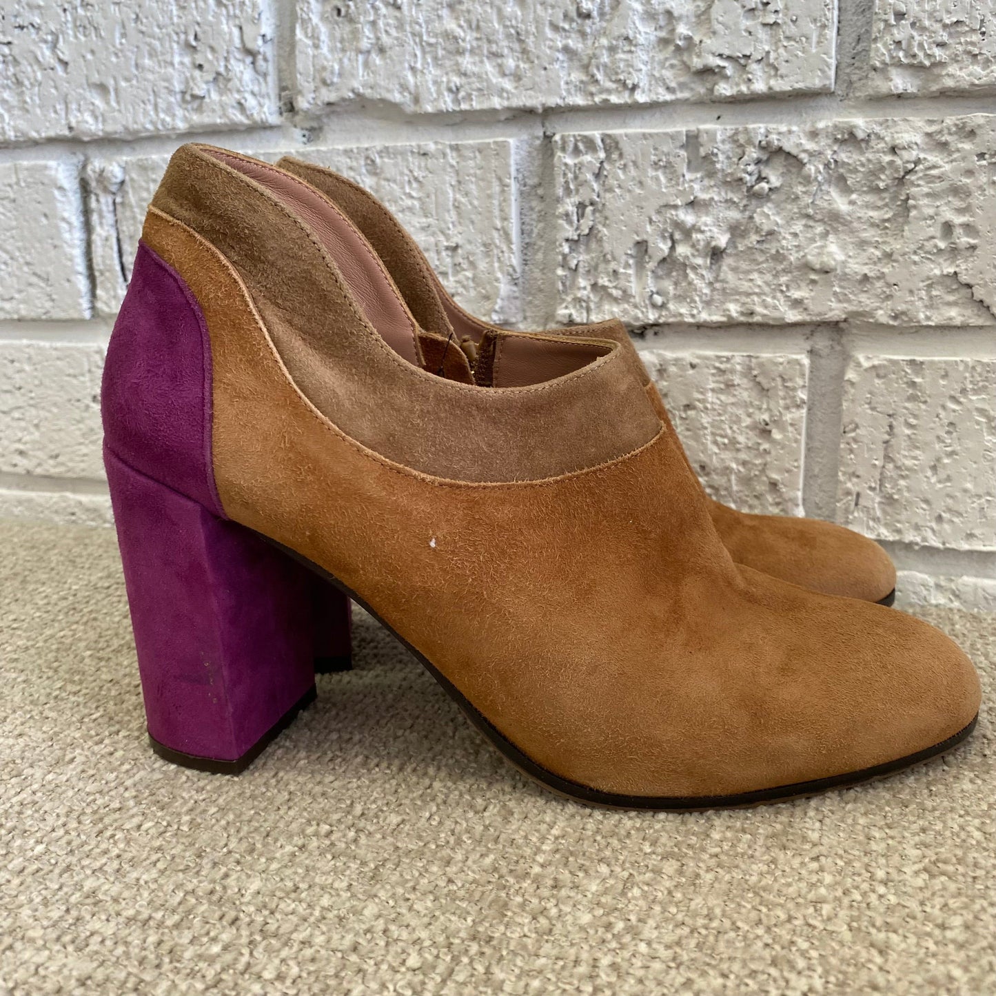 L'autre Chose Suede Ankle Boots - Size 39.5