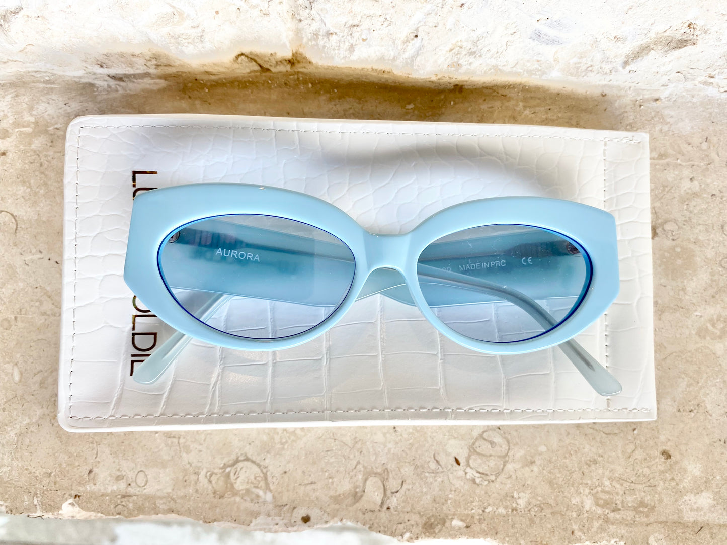 Lu Goldie Aurora Sunglasses in Bleu
