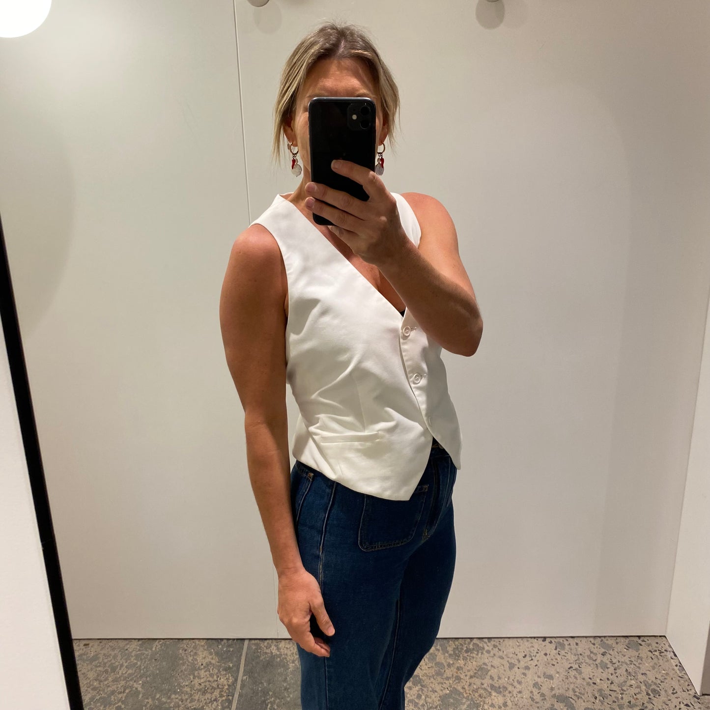 Viktoria & Woods 'Strummer' Vest in Bone - Size 3 (12)