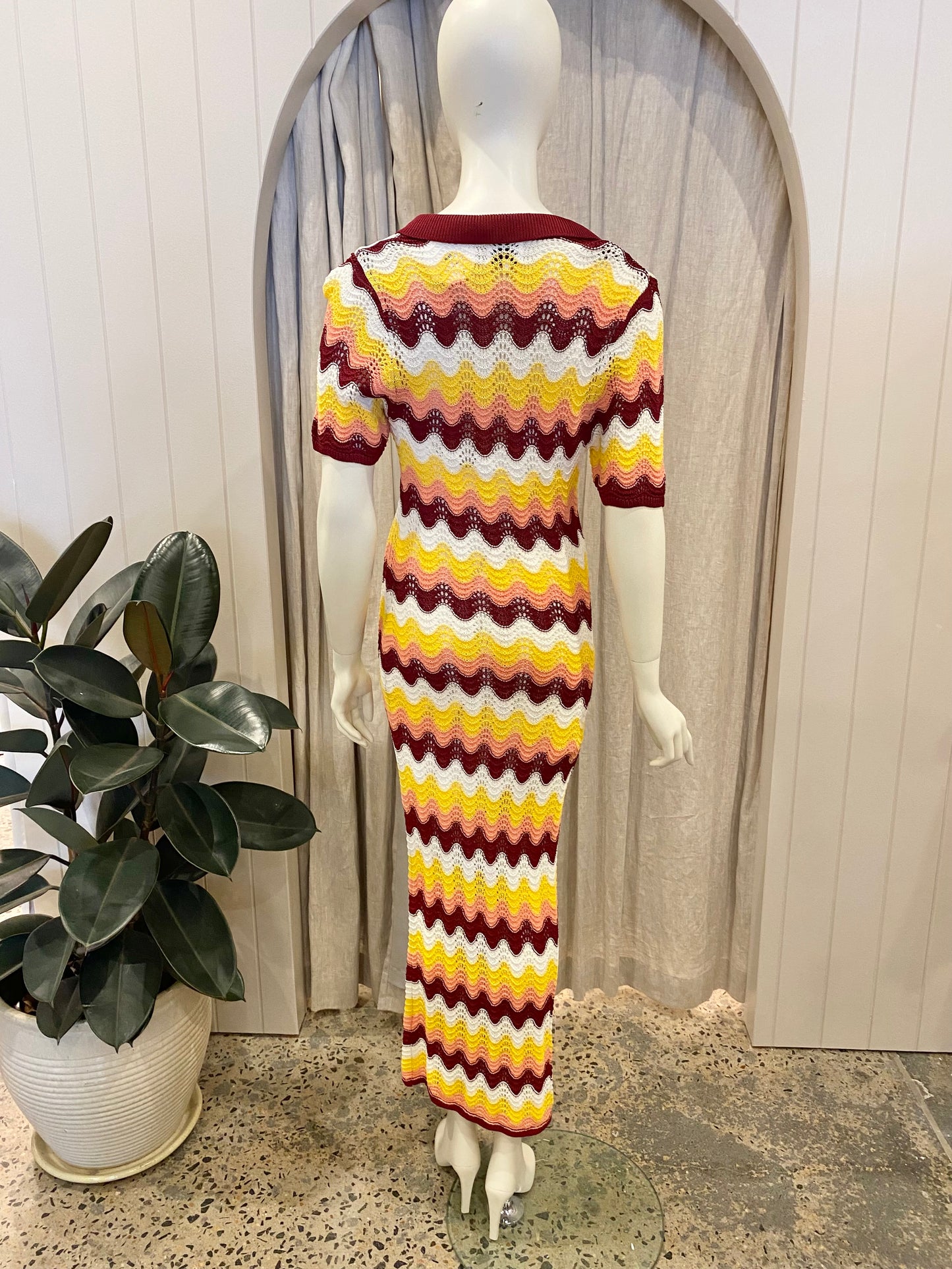 Steele Crochet Maxi Dress - Size S (8/10)