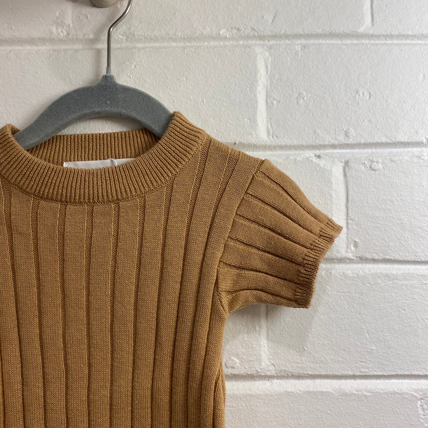 Romper & Co Ribbed Knit Romper - Size 0-3m