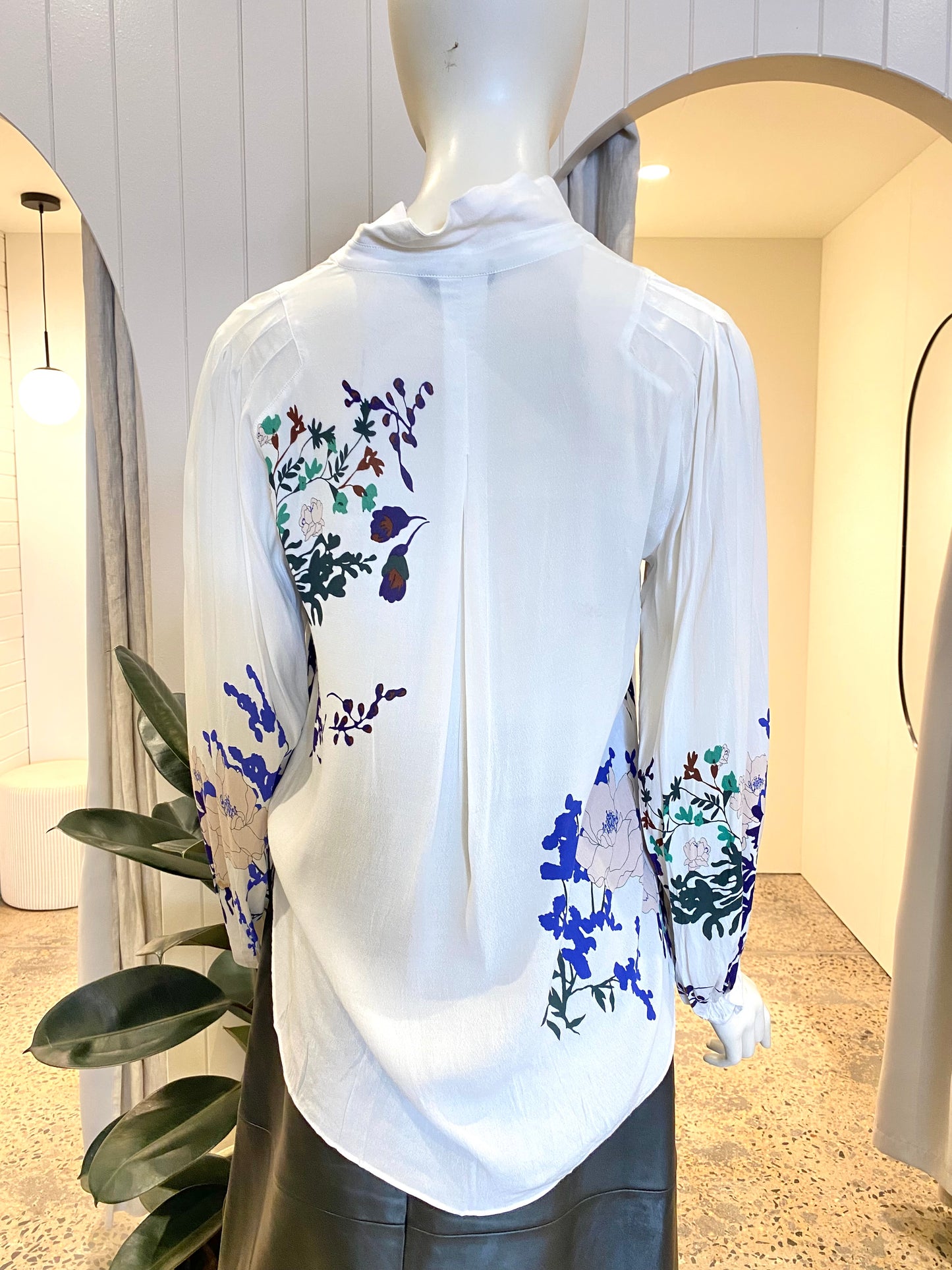 Massimo Dutti Floral Shirt - Size 12