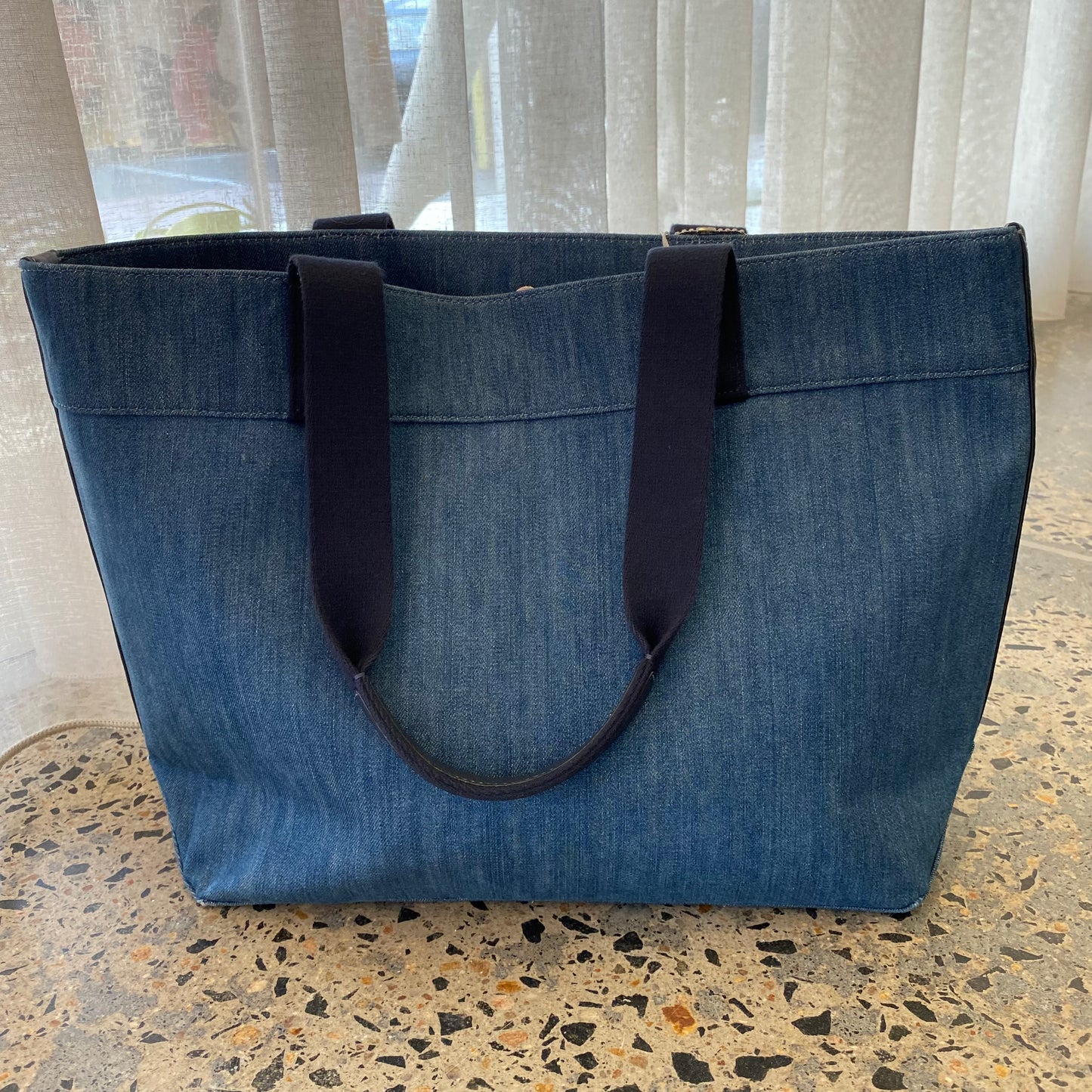 Coach Blue Denim Tote Bag