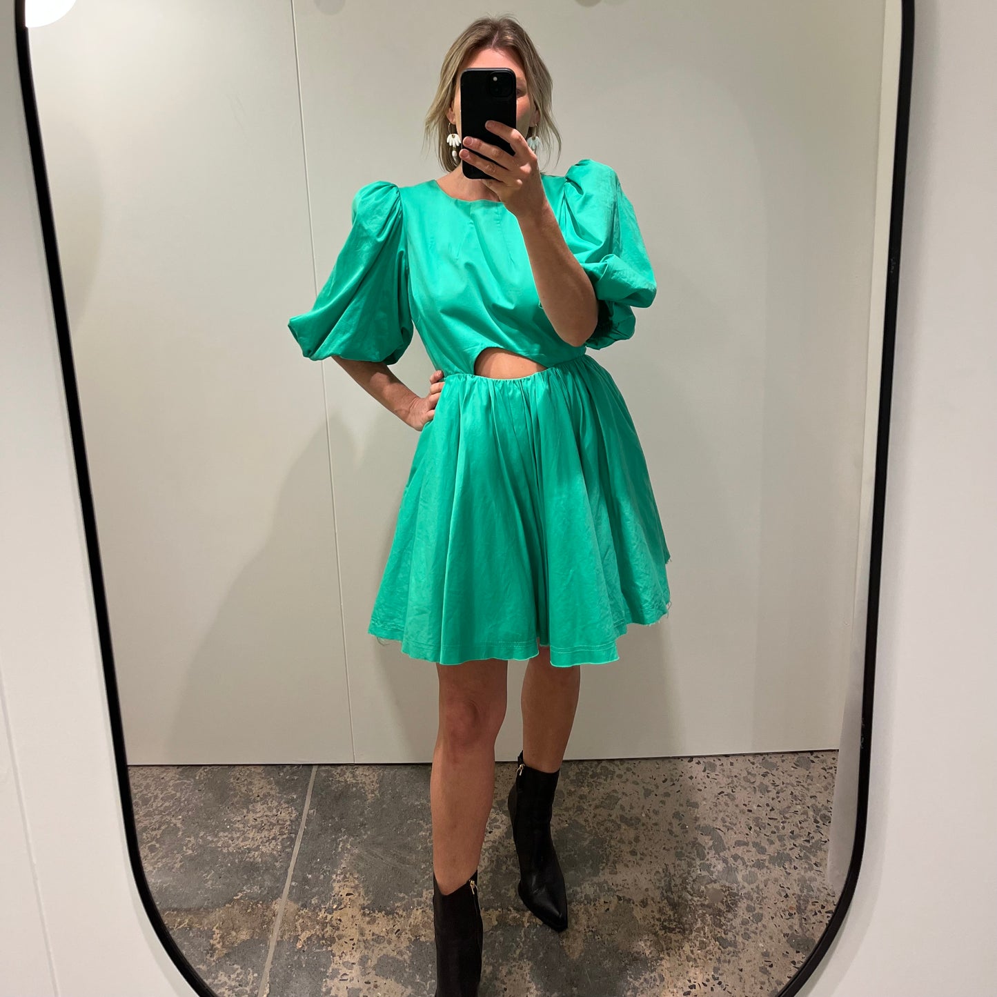 AJE Colette Abstract Mini Dress - Size 12