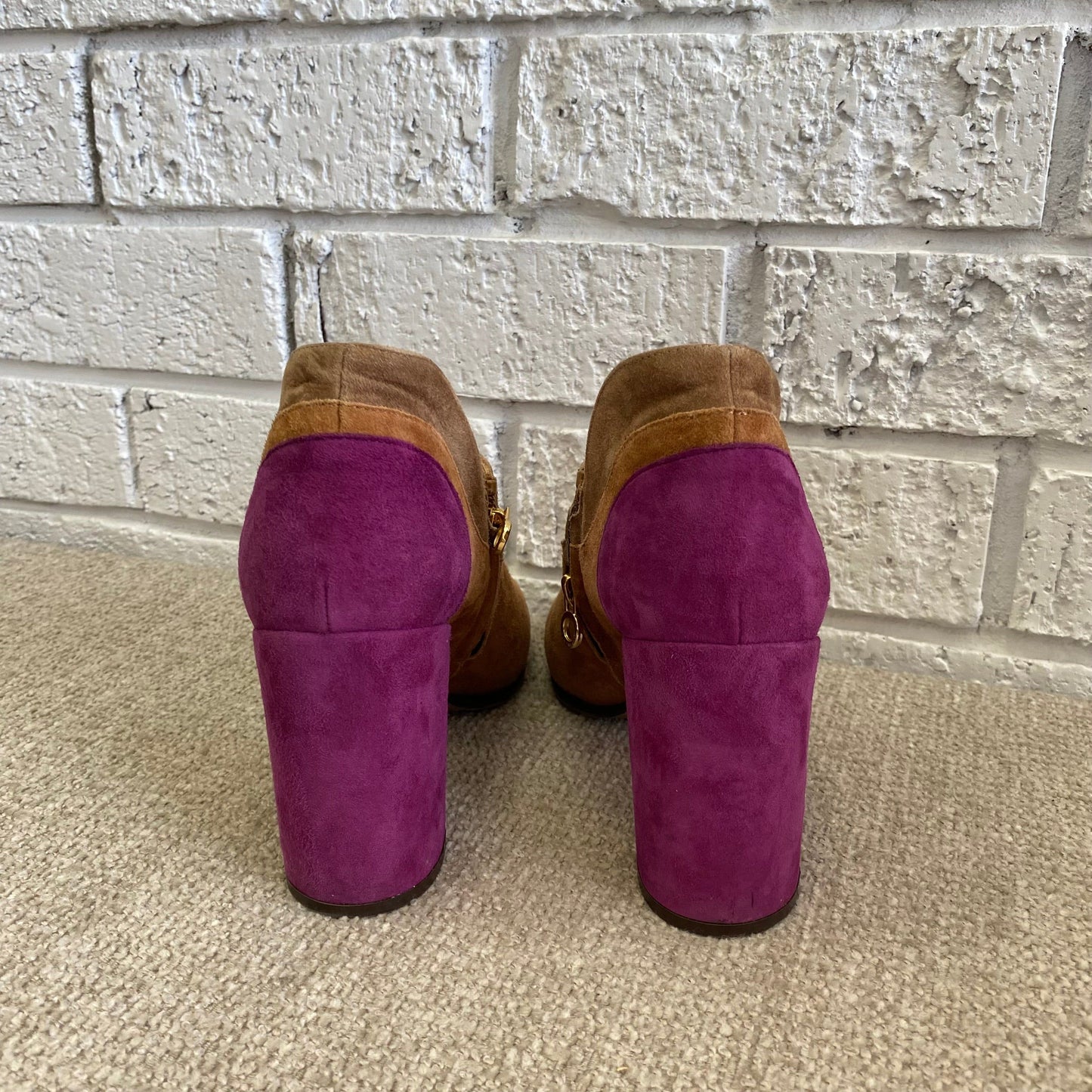 L'autre Chose Suede Ankle Boots - Size 39.5