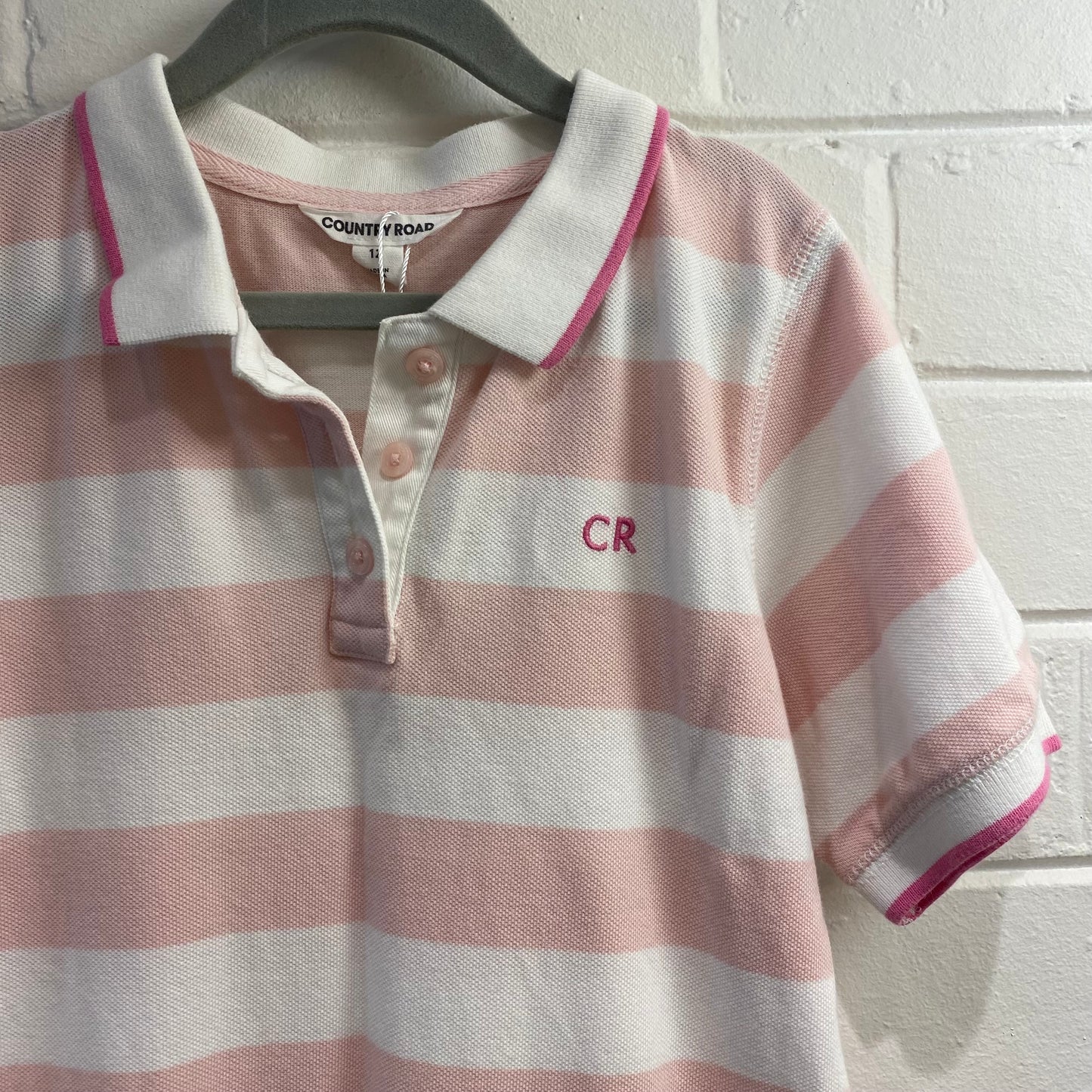 Country Road Stripe Polo Dress - Size 12