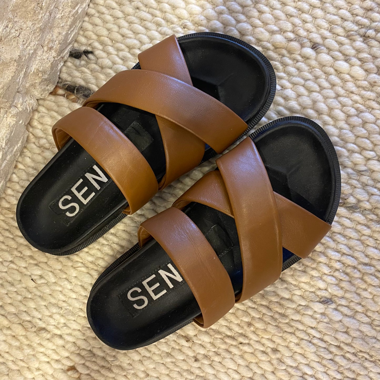 Senso Nico Slide in Chestnut - Size 37
