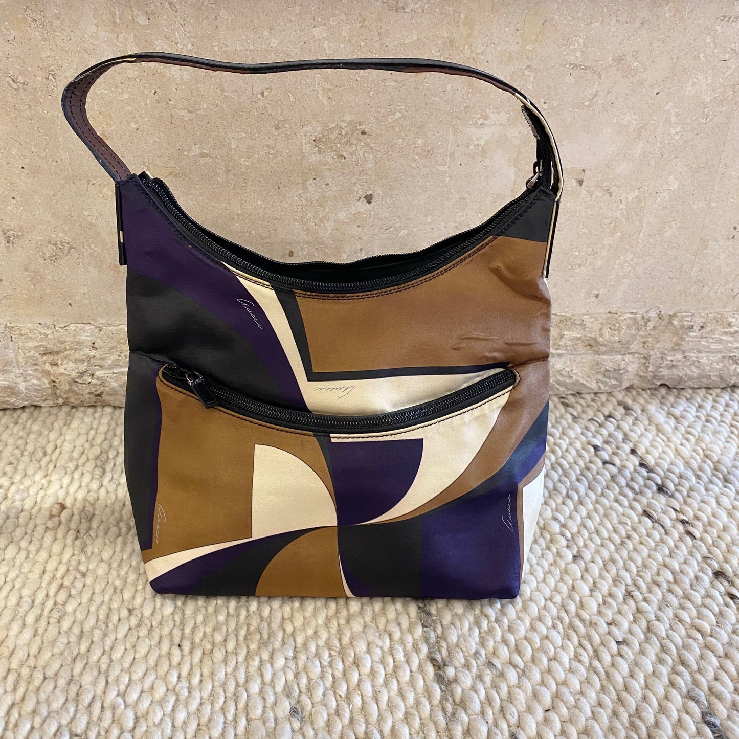 Gucci Patchwork Shoulder Bag - Vintage