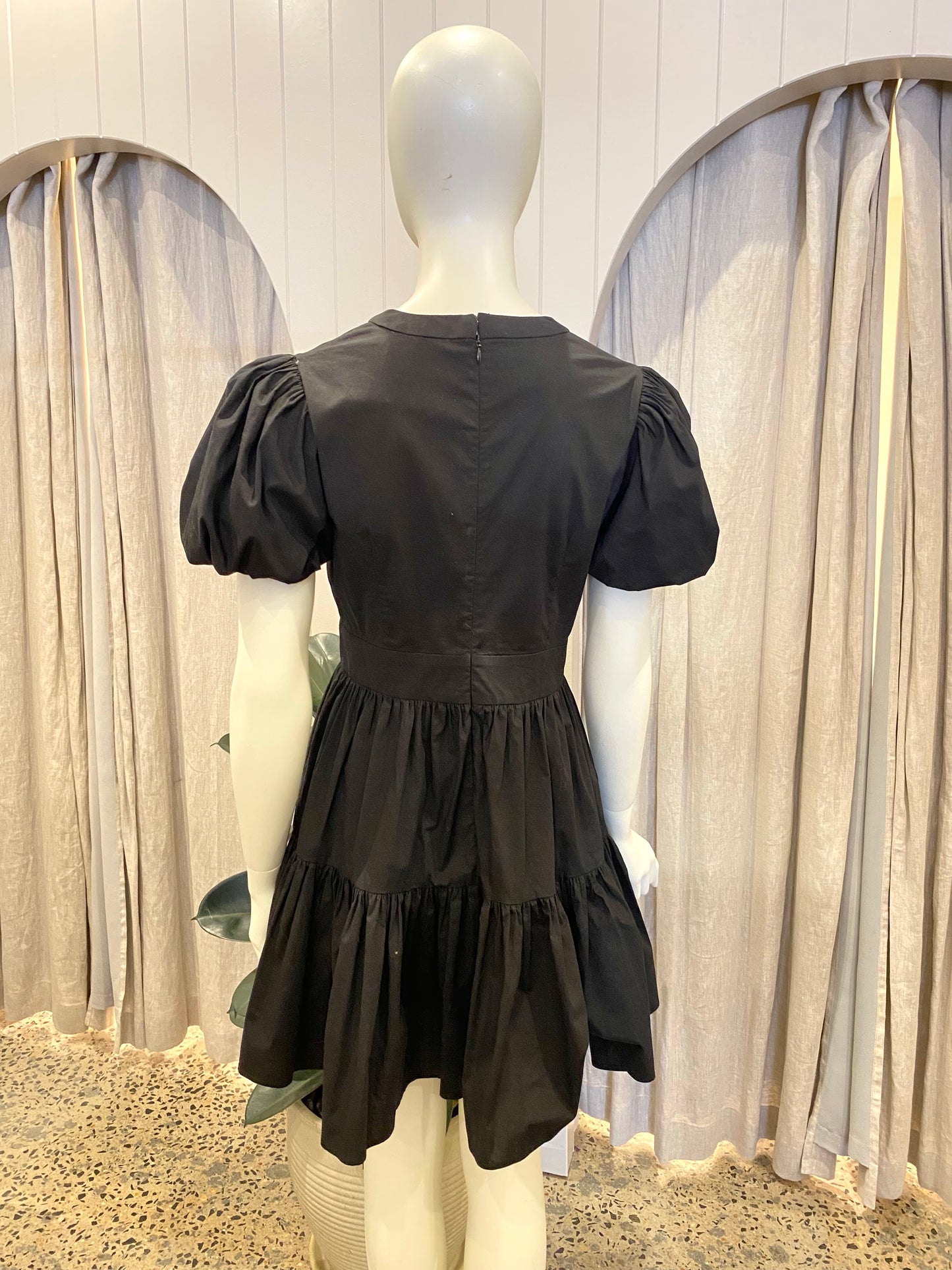 Sonya Moda Black Cora Dress - Size 10