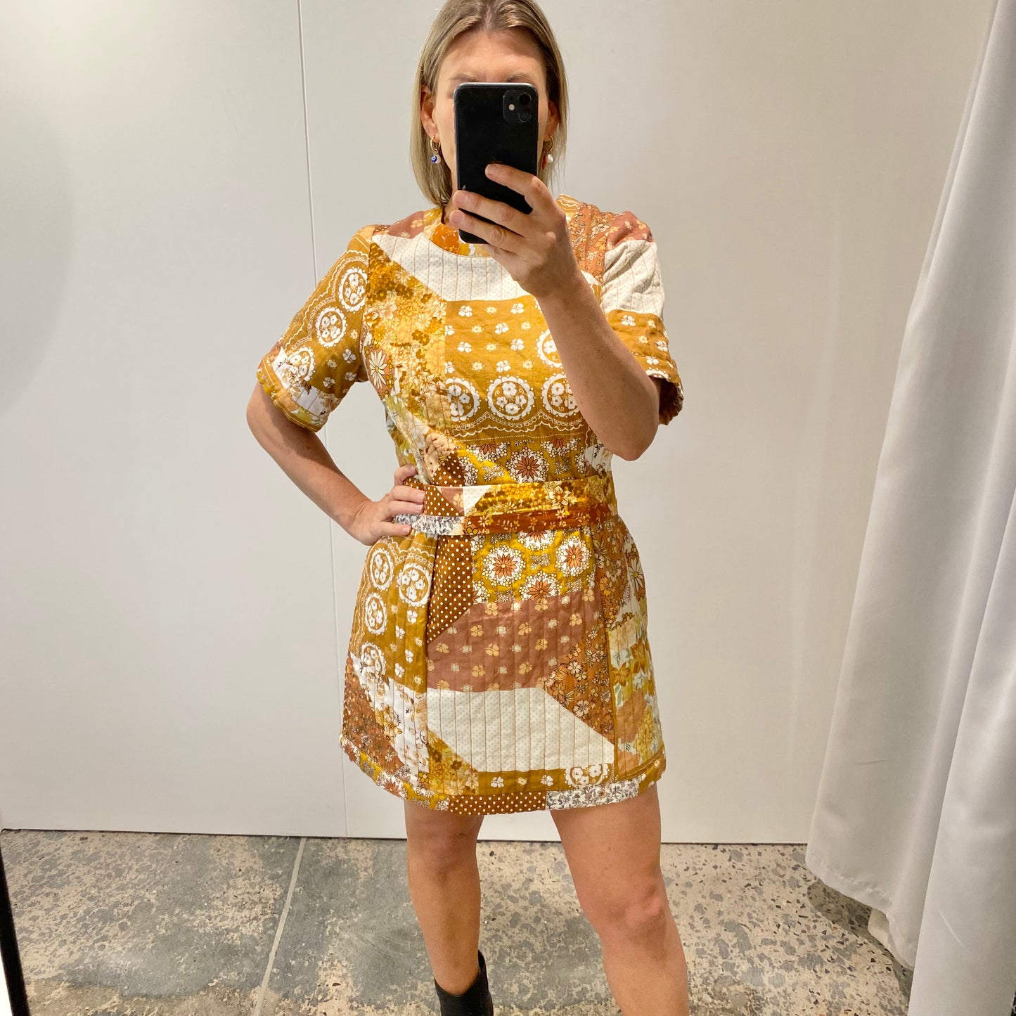 Spell Cha Cha Quilted Tunic Dress - Size M (12)