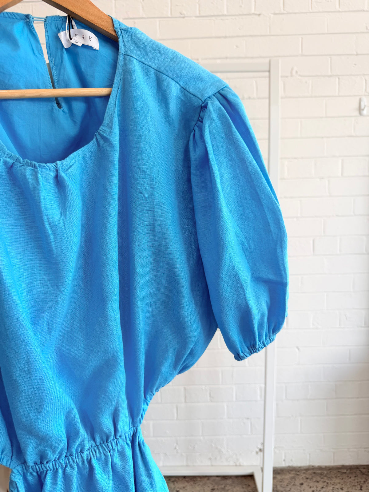 Aere Aqua Cut Out Maxi Dress - Size 14