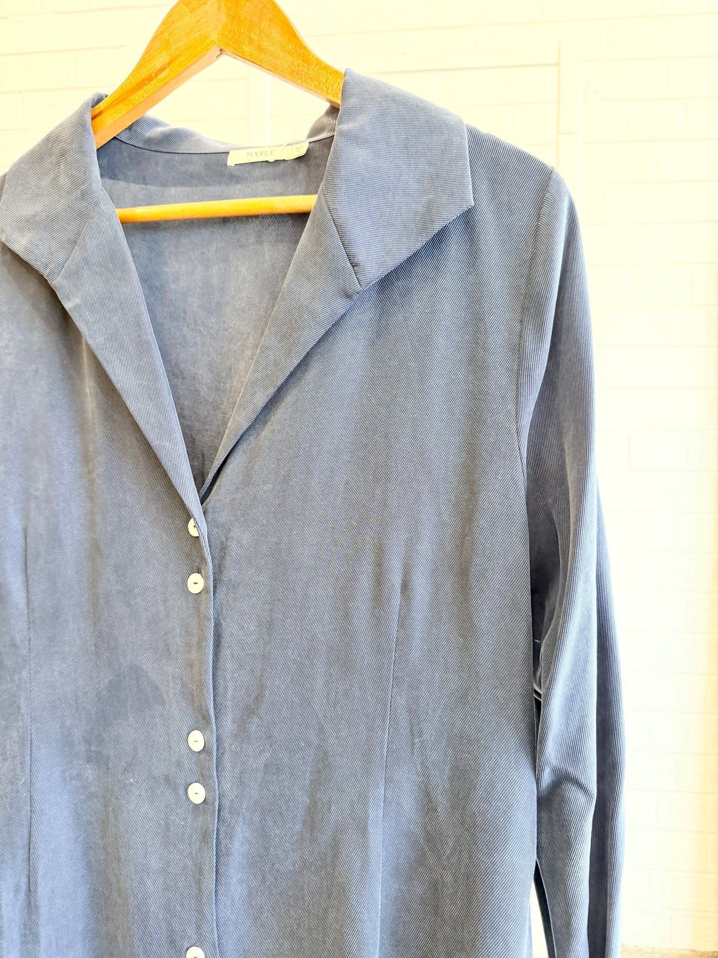 Marle NZ Navy Shirt-Dress - Size 14