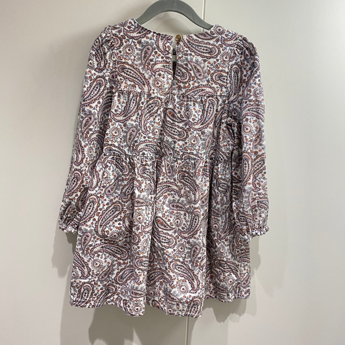 Seed Girls Paisley Corduroy Dress - Size 5