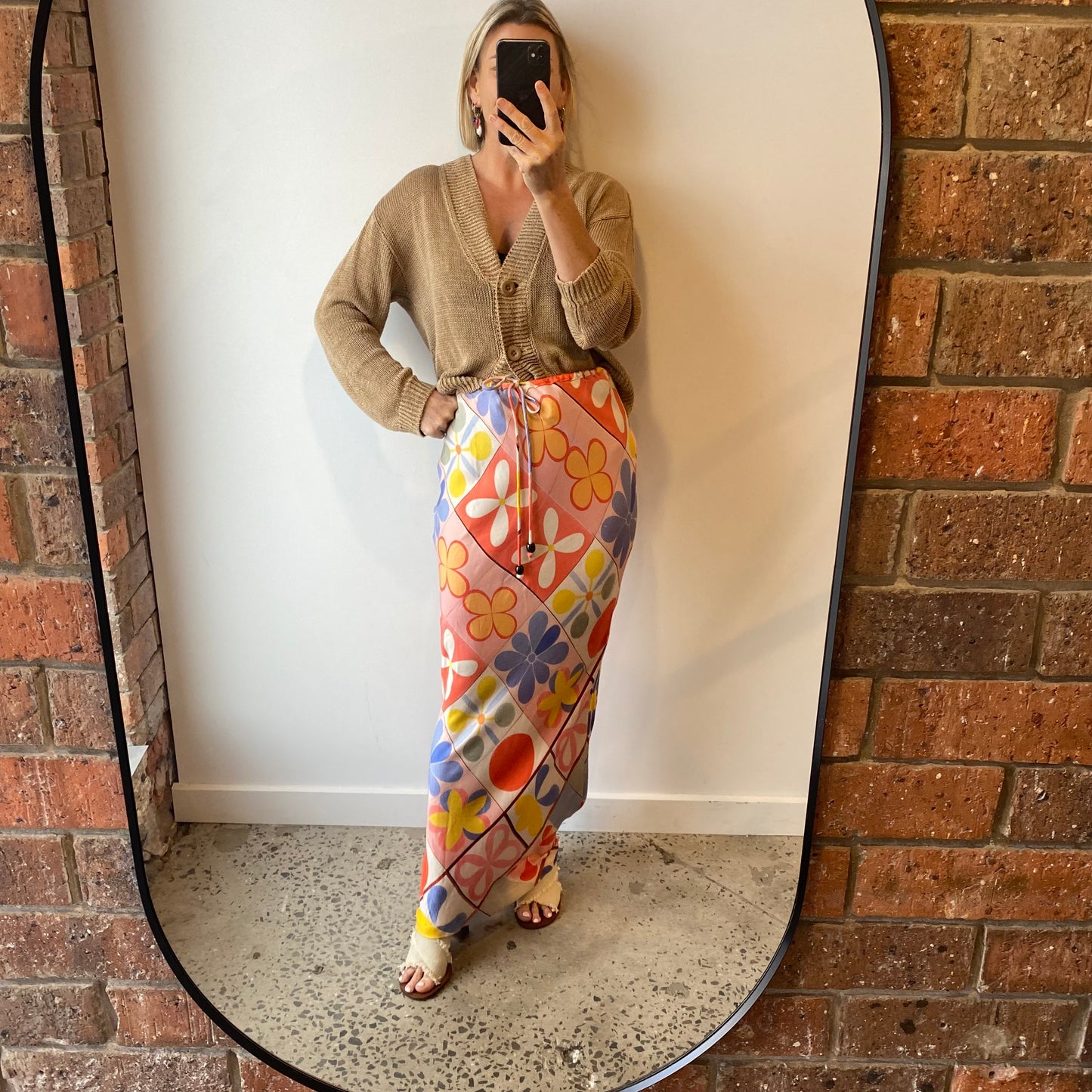 King Csilla Amina Column Skirt - Size 12