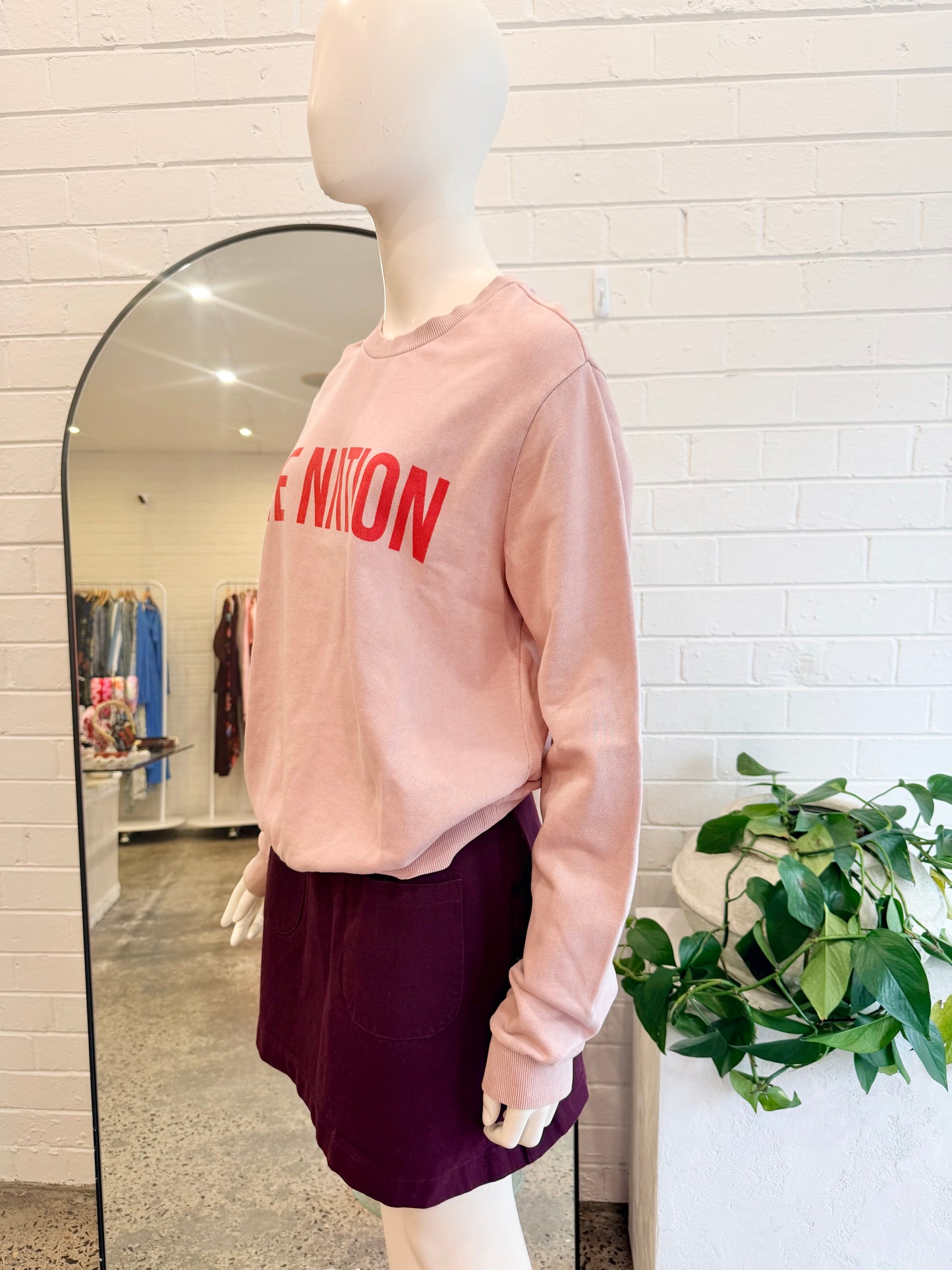 PE Nation Blush Paradigm Crew Sweatshirt - Size M