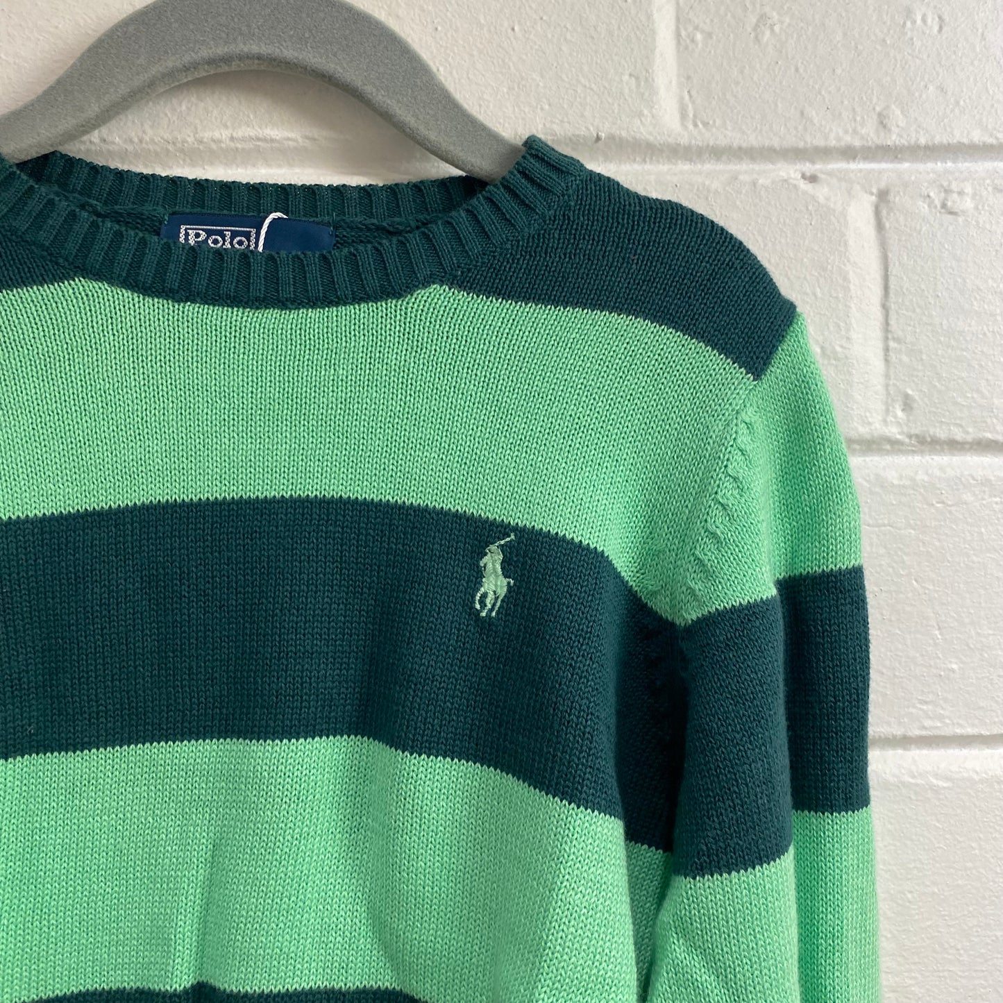 Polo Ralph Lauren Stripe Knit Jumper - Size 4