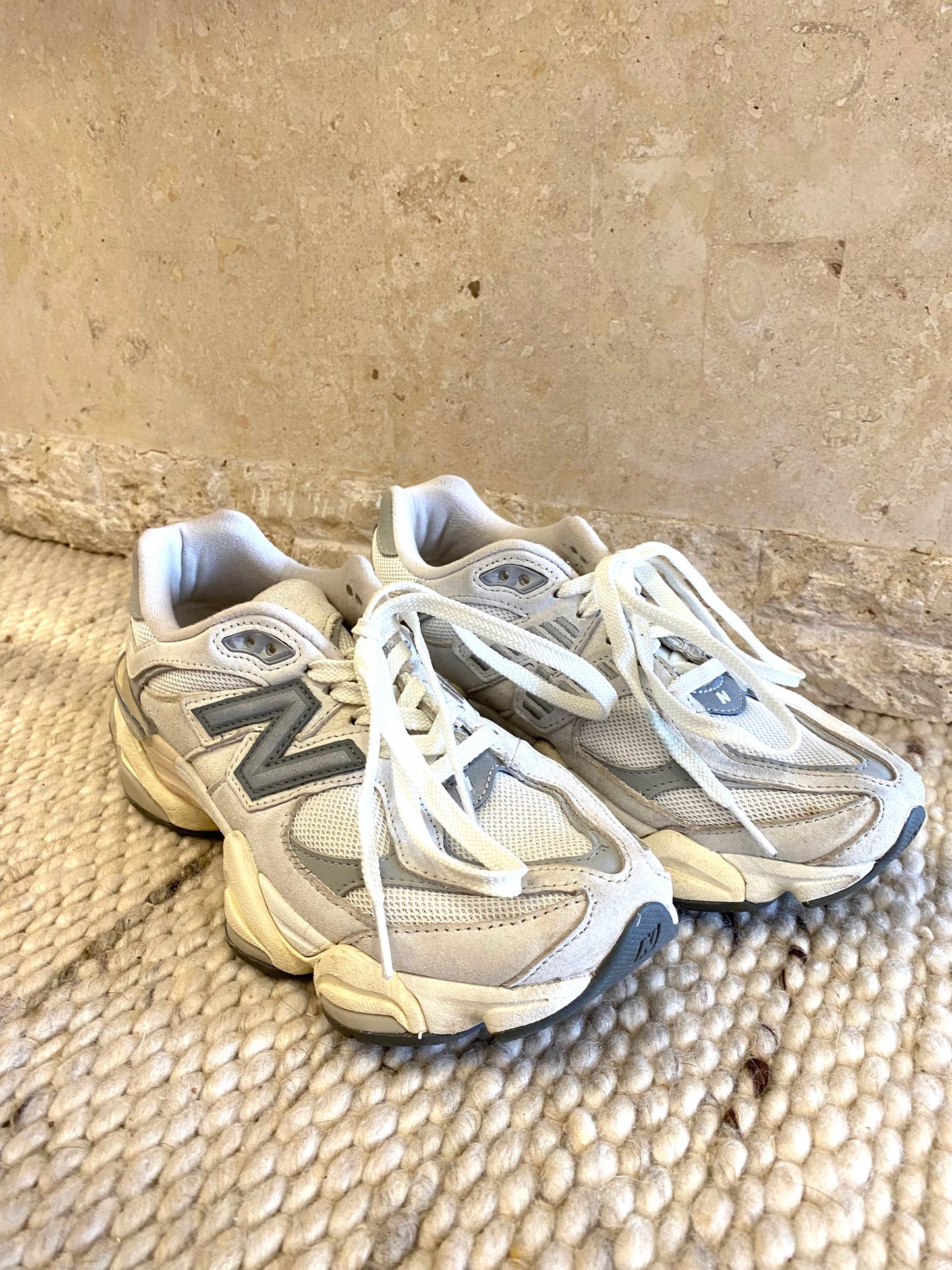 New Balance 9060 Sea Salt Sneakers - Size 38.5