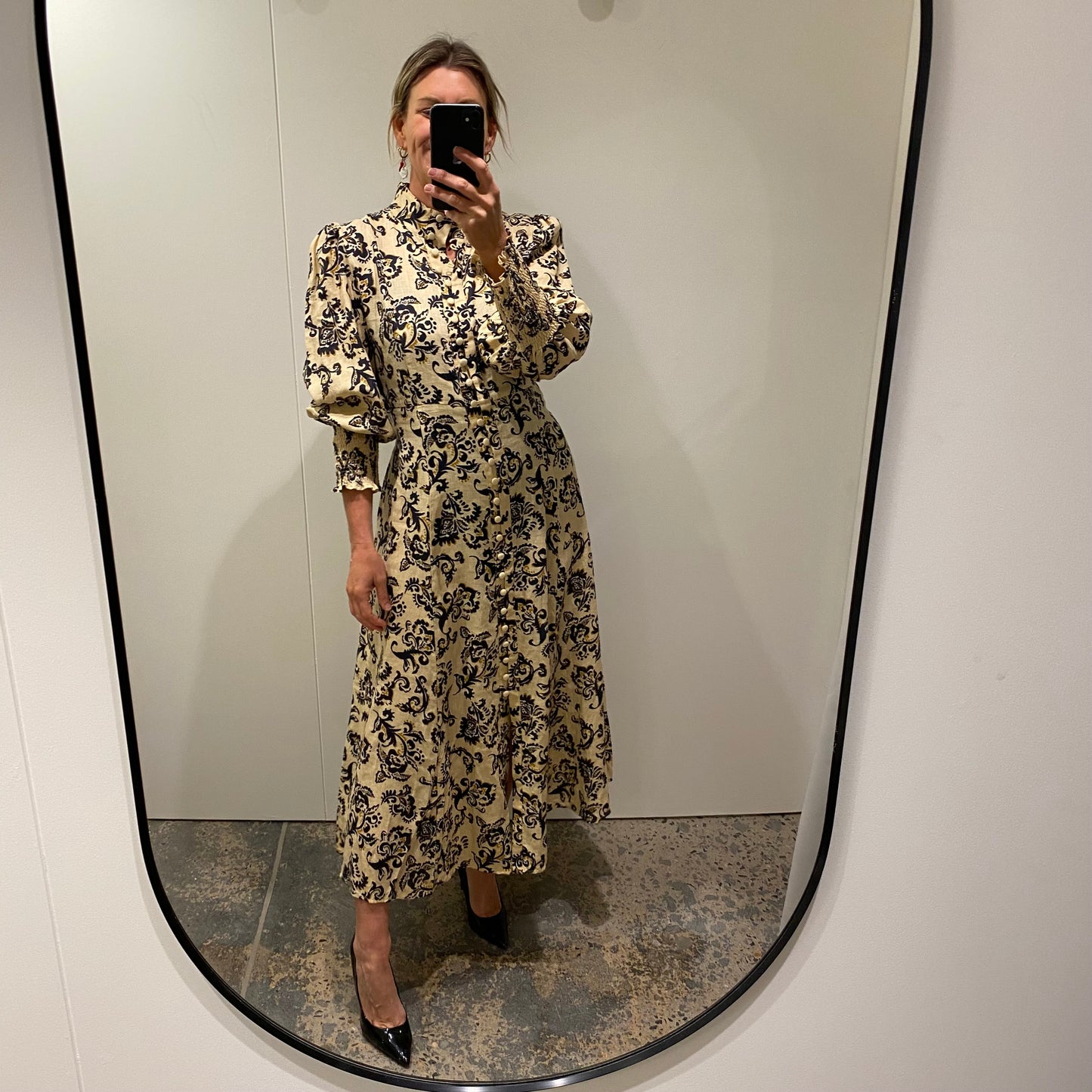 Zoe Kratzmann Crave Dress in Ochre Floral - Size 2 (12)