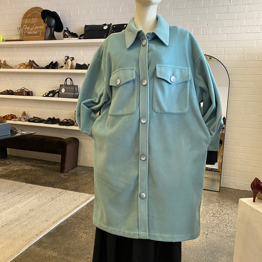 RAEF The Label Sea Foam Coat - Size 14