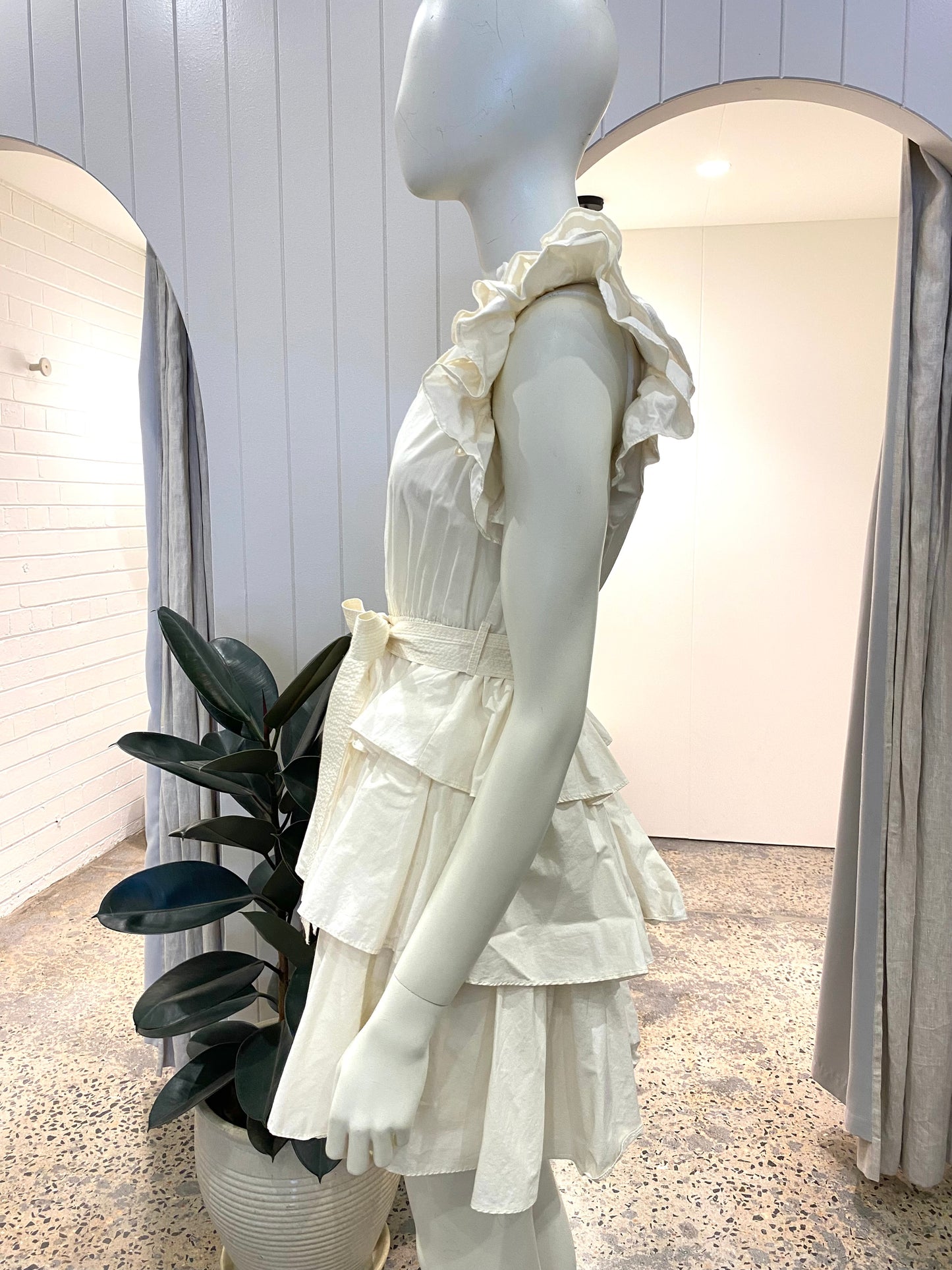 Ulla Johnson Lulua Ruffled Mini Dress - Size 6