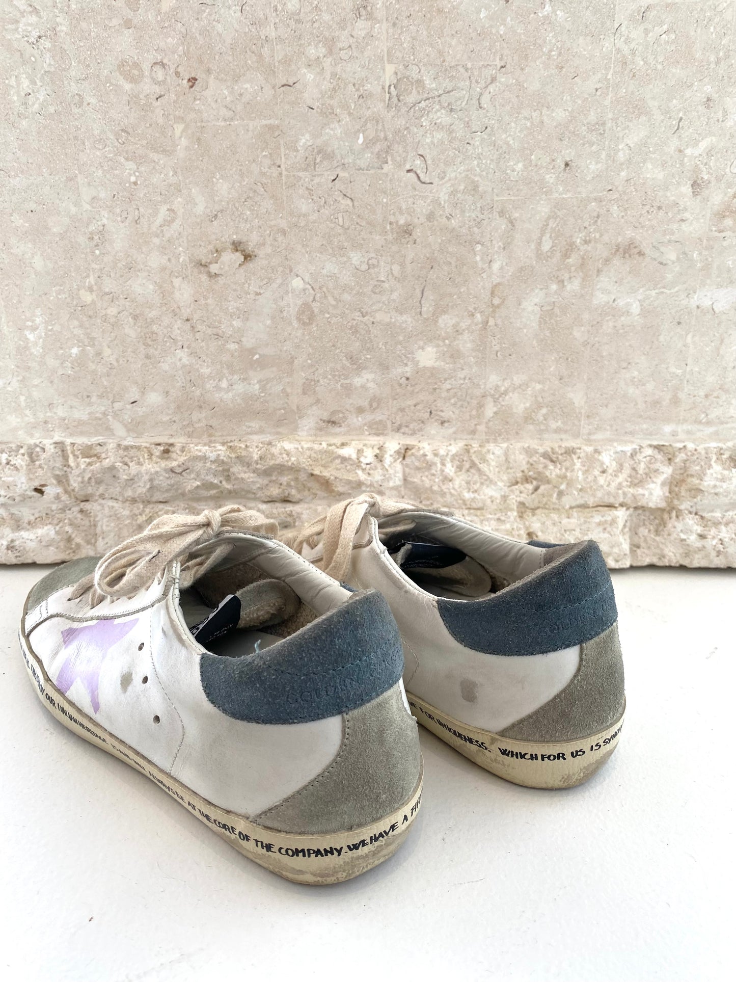 Golden Goose Super-Star Low Top Sneakers - Size 38