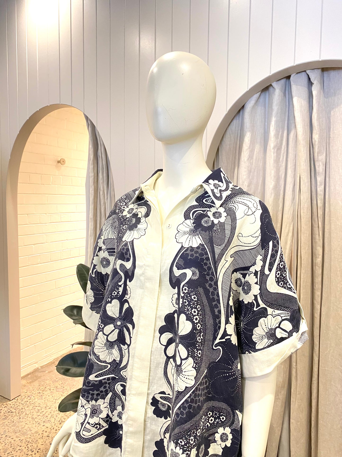 ALÉMAIS Mickey Co Ord Set in Navy - Size 16