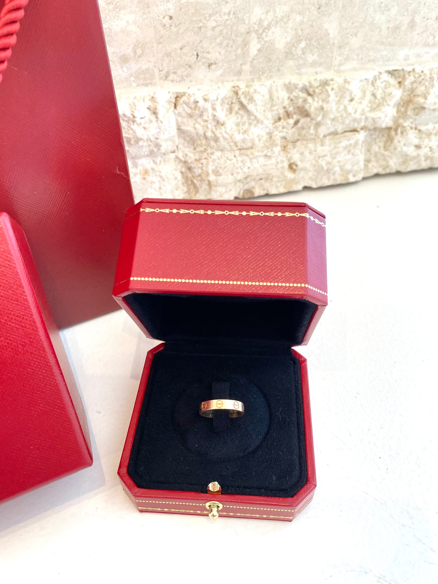 Cartier Rose Gold Love Ring - size 49