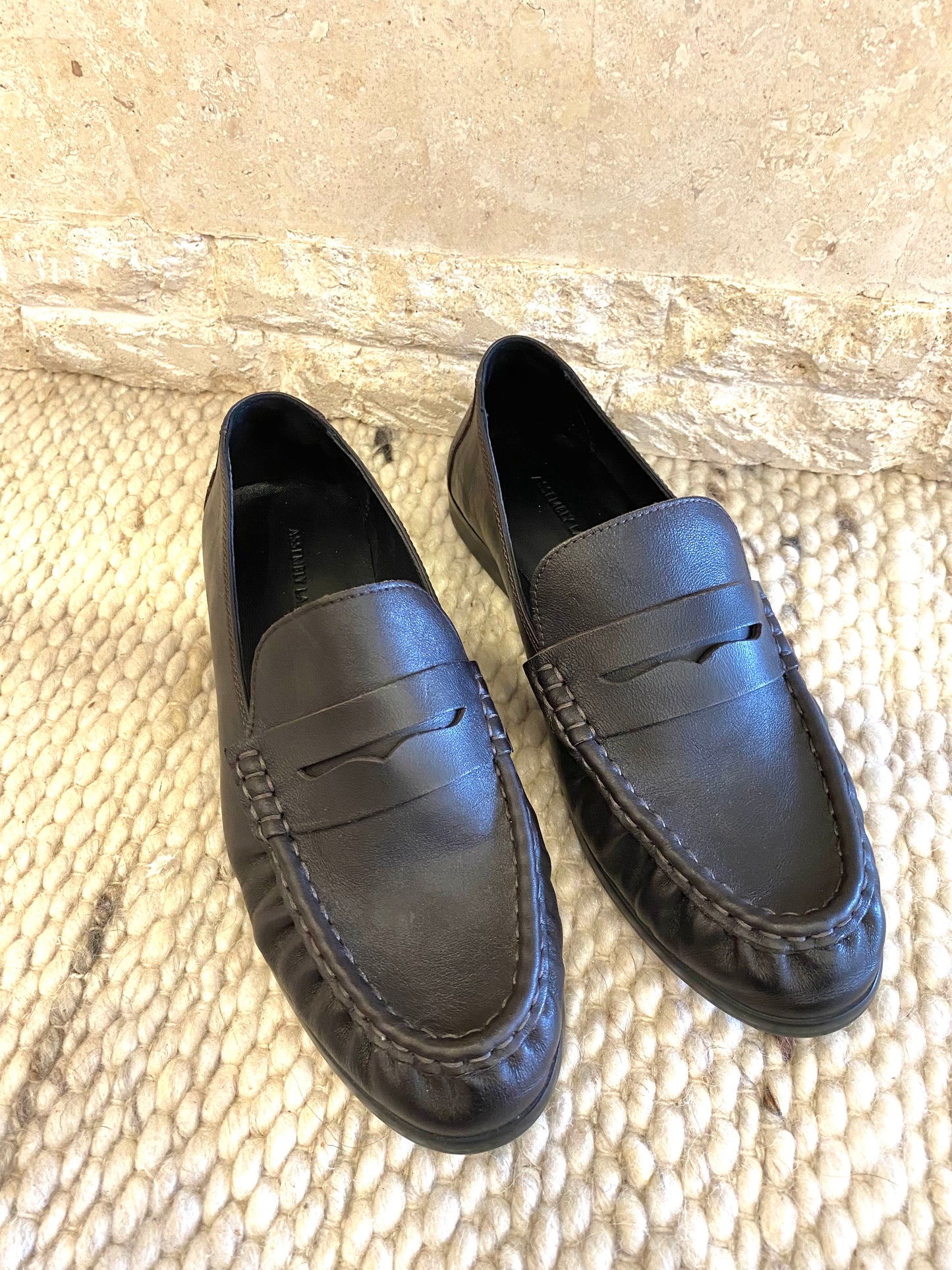 Assembly Label Loafer in Chocolate - Size 37