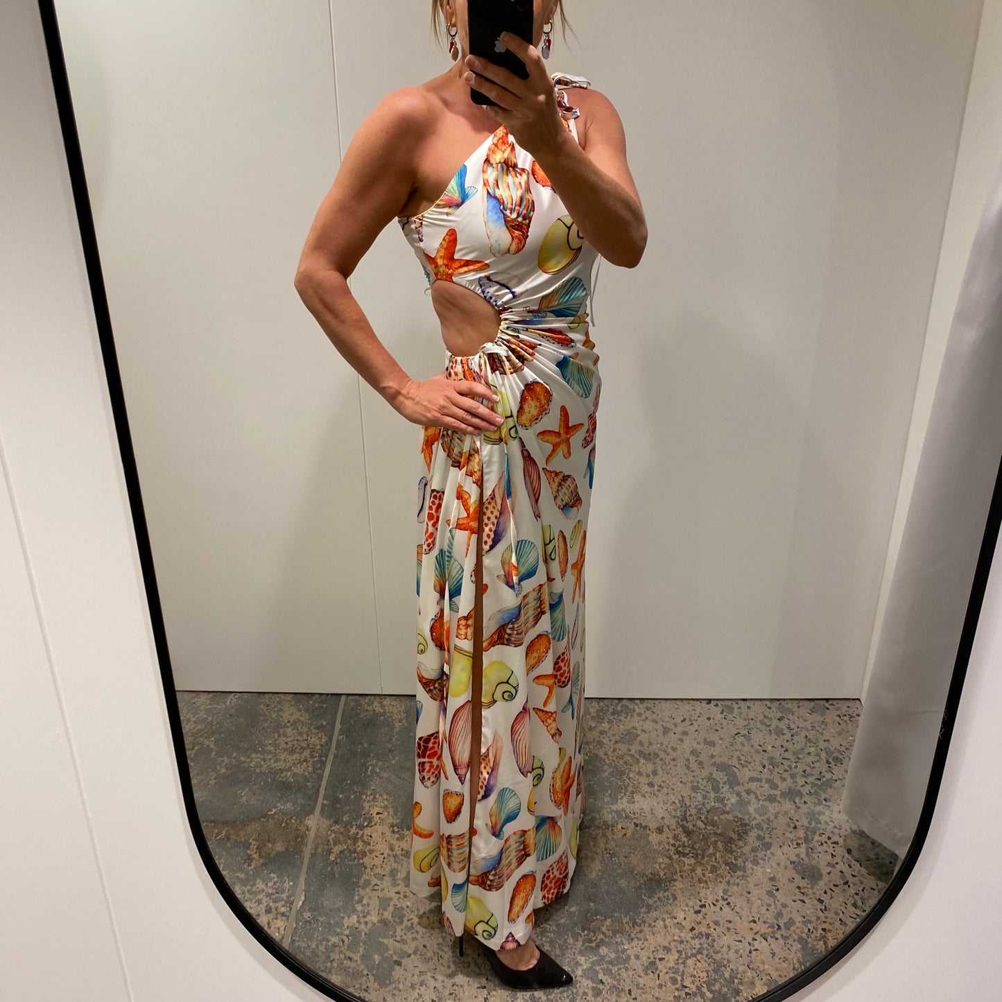 Sonya Nour Maxi Dress in Seashell - Size 6