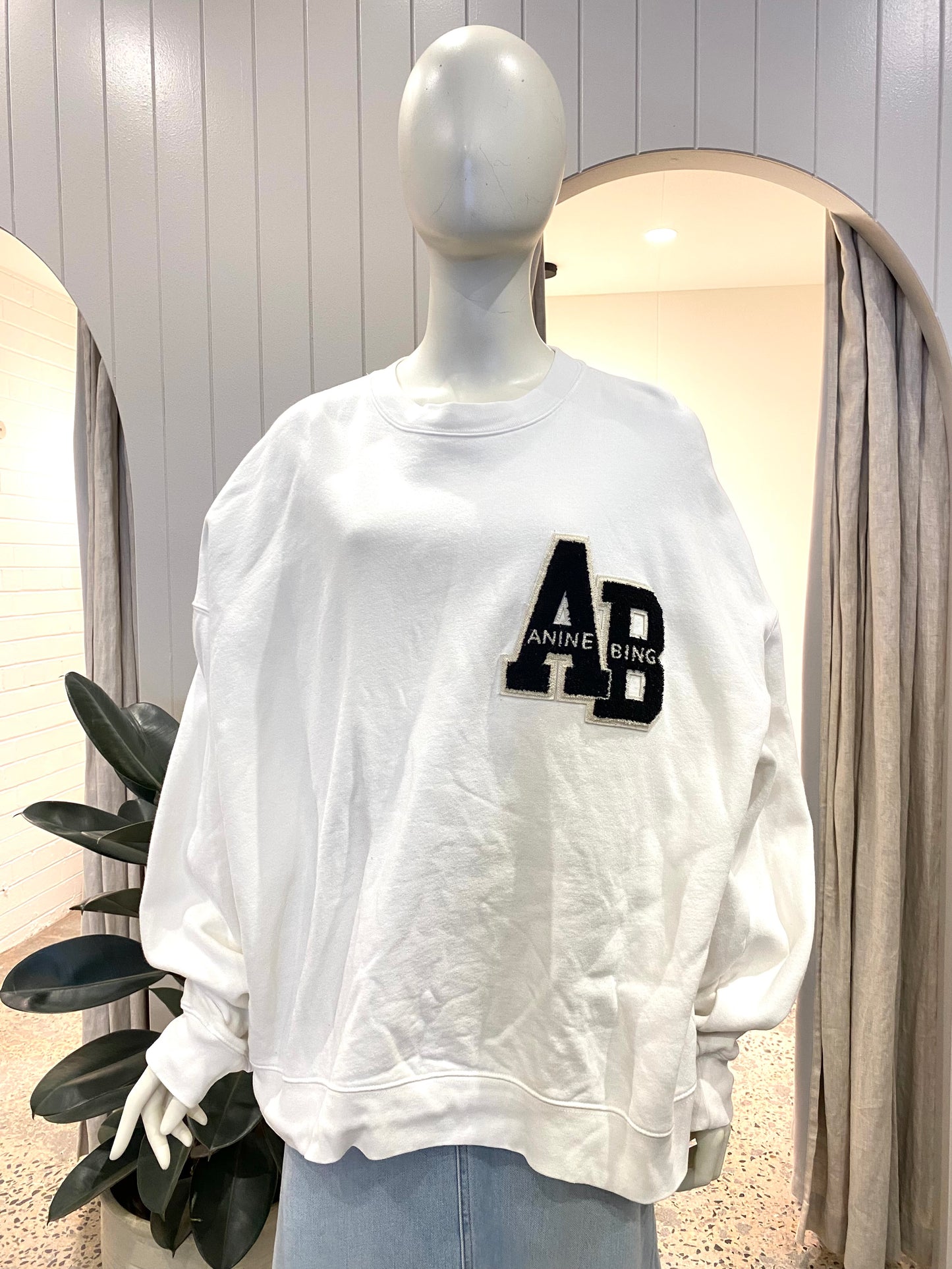 Anine Bing Miles Oversized Sweater - Size L (14/16)