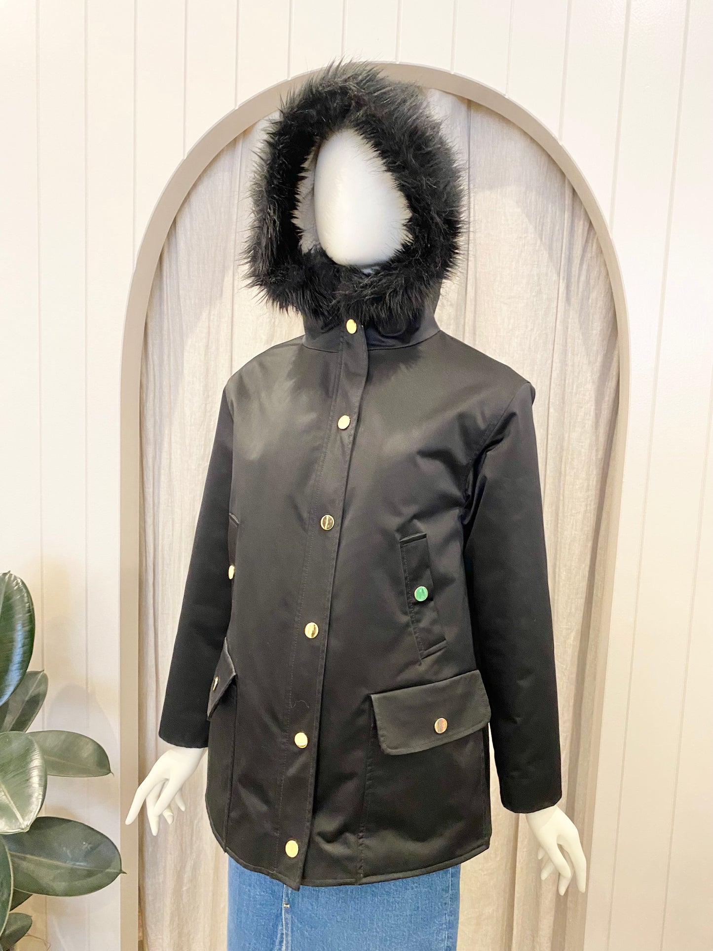 Kate Spade Hooded Coat - Size 10