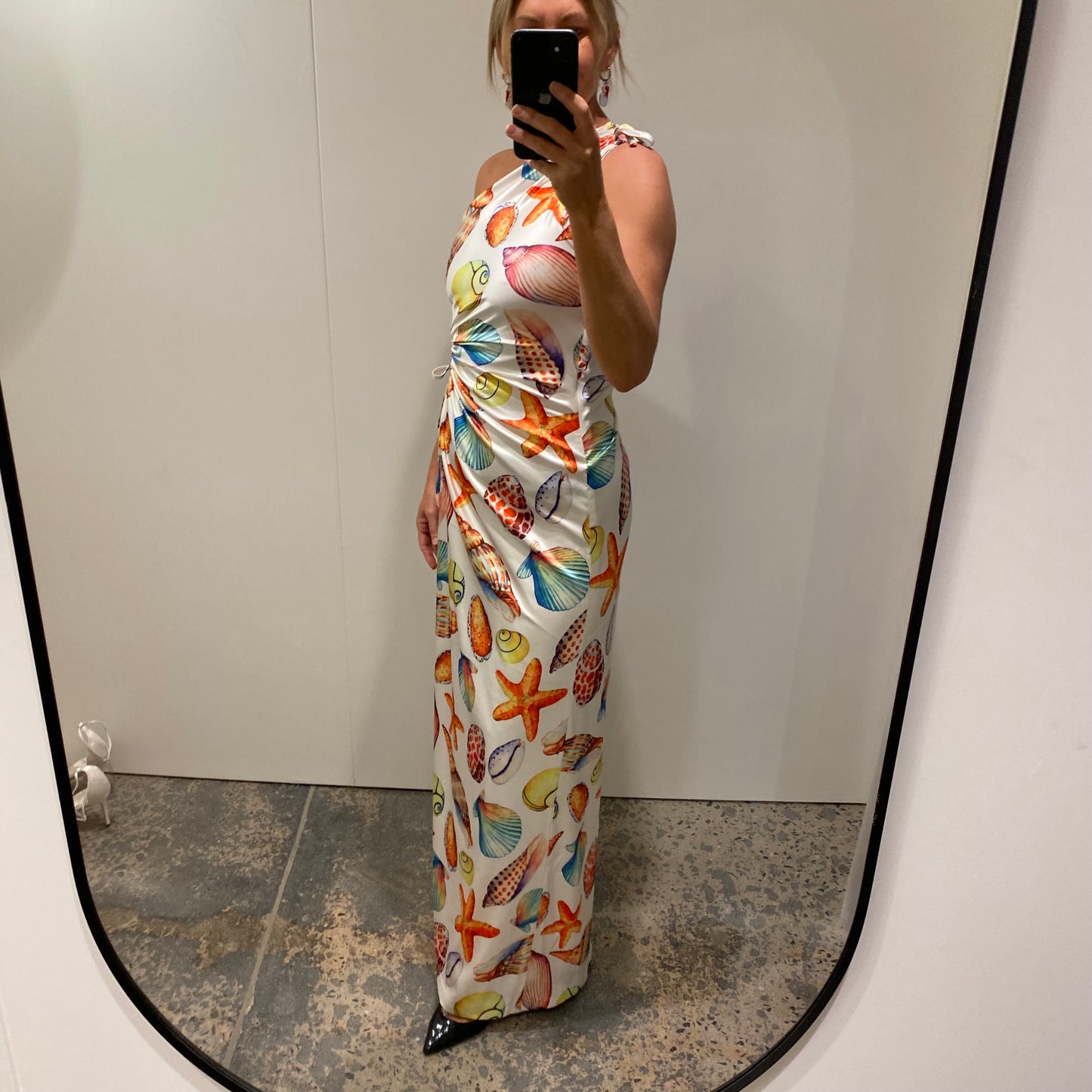 Sonya Nour Maxi Dress in Seashell - Size 6