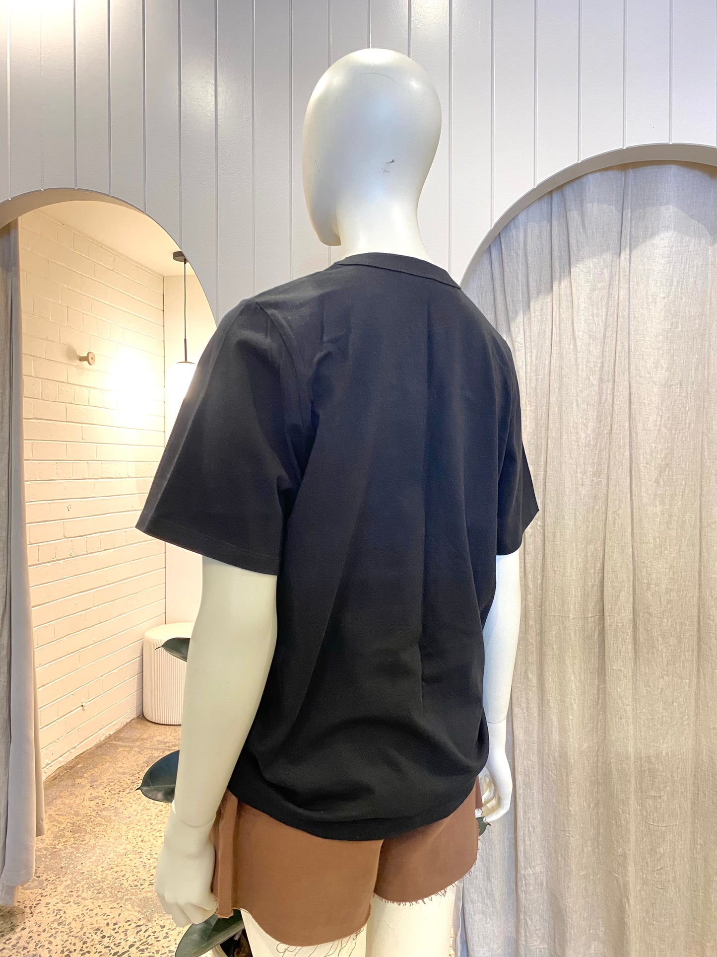 Camilla and Marc Black Logo Tee - Size 10