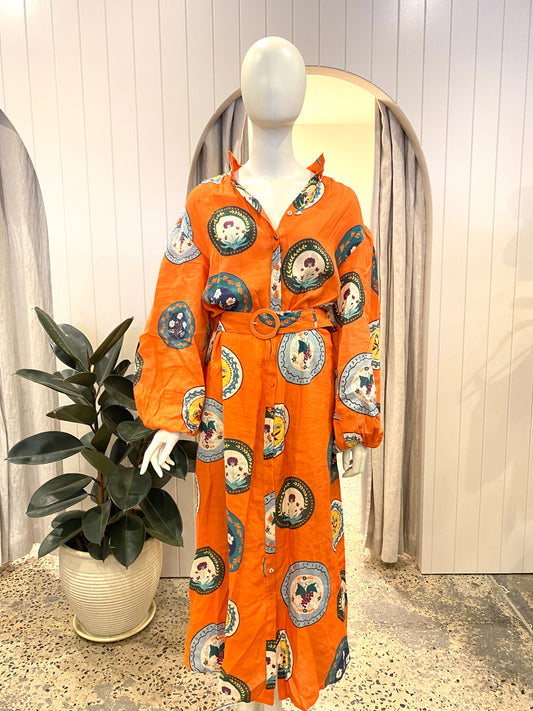 Palm Noosa Carla Midi Dress - Size 14