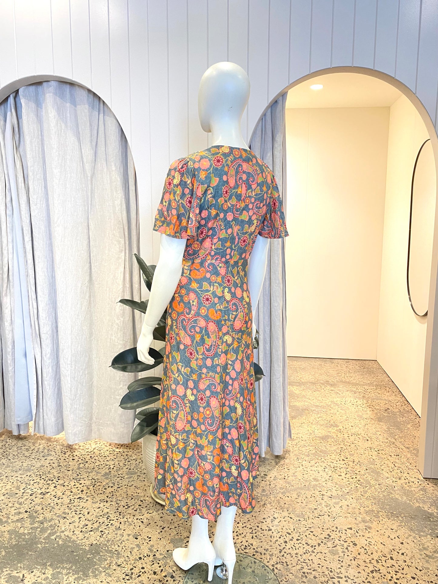 Cable Poppy Midi Dress - Size 8