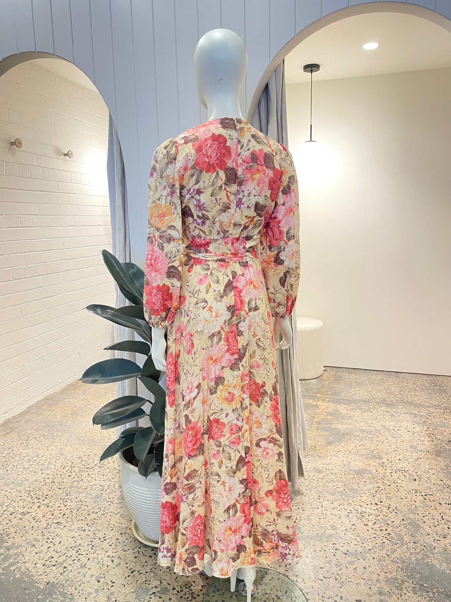 Zimmermann Honour Plunge Dress - Size 3 (12)