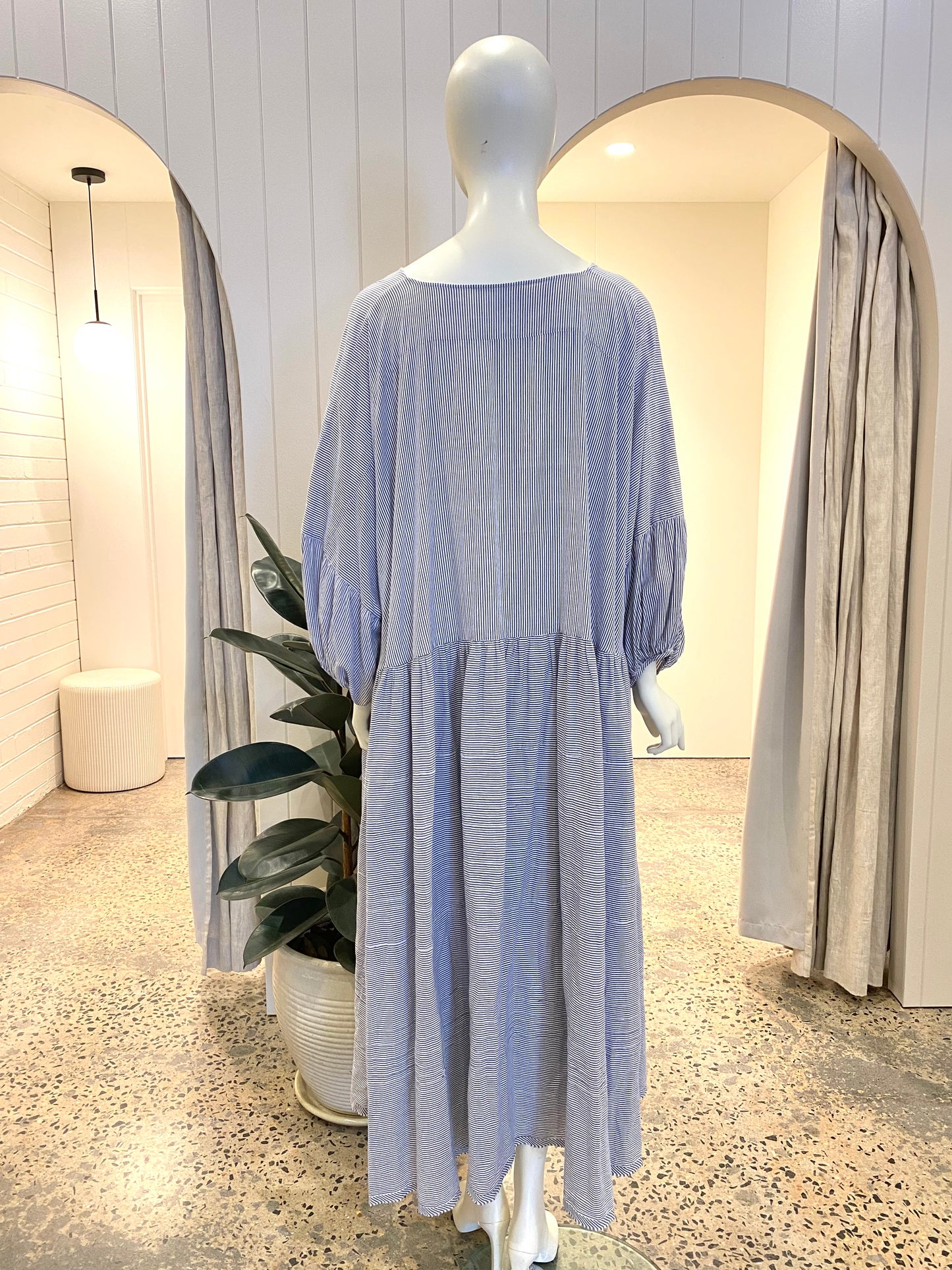 Anaak Striped Midi Dress - Size 2 (12/14)