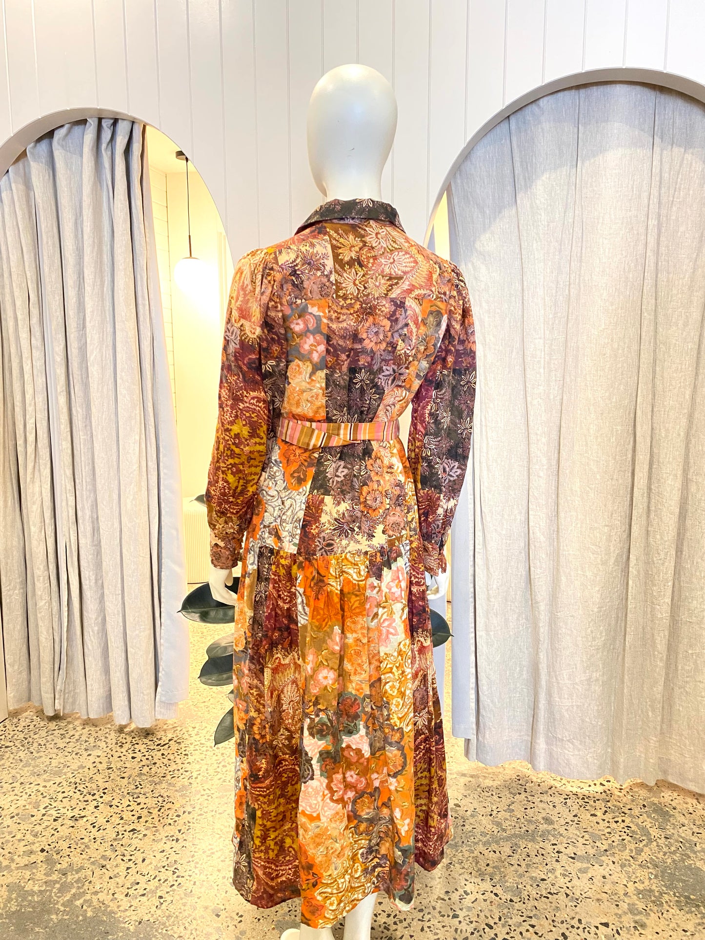 Kachel Agnes Maxi Shirt Dress - Size 8