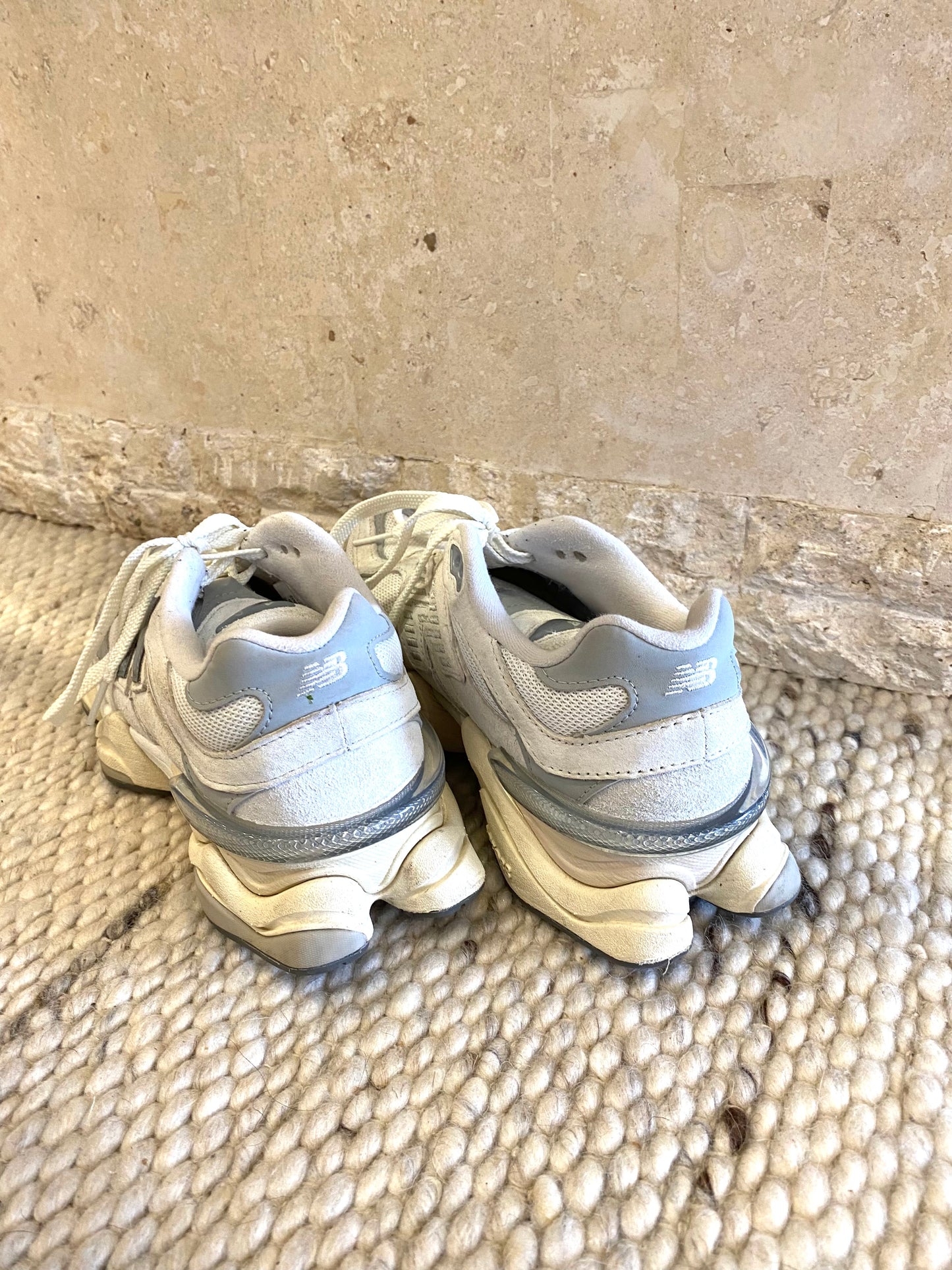 New Balance 9060 Sea Salt Sneakers - Size 38.5
