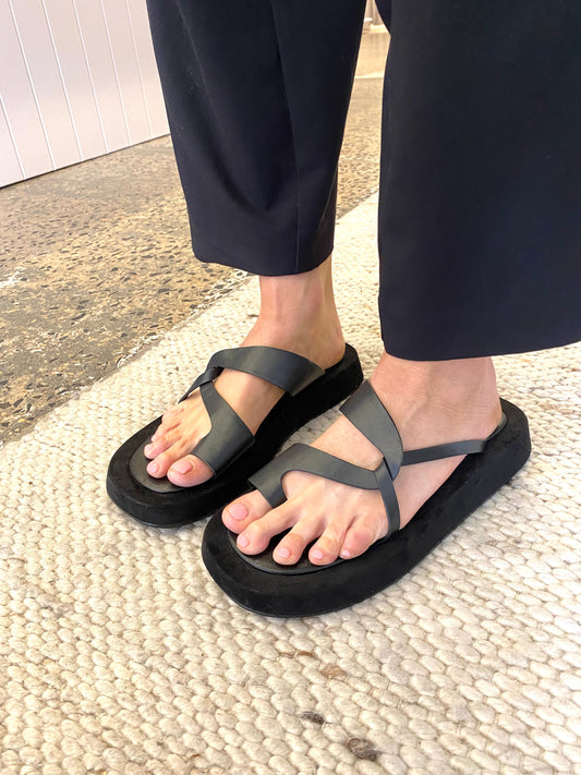 Alias Mae 'Polo' Sandal in Black - Size 41